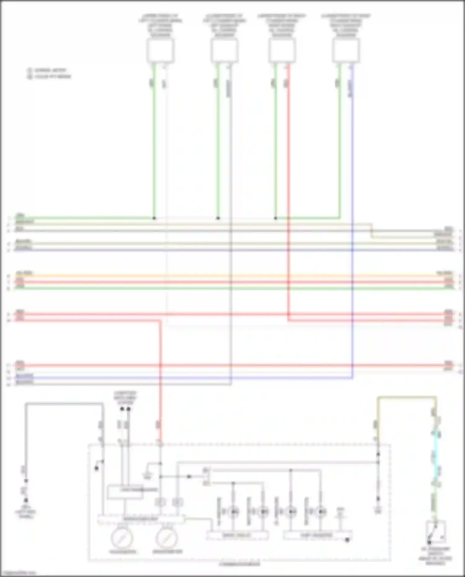 Forester Subaru SK (2018-2021): Wiring diagram engine performance 2.5l (4 of 7)