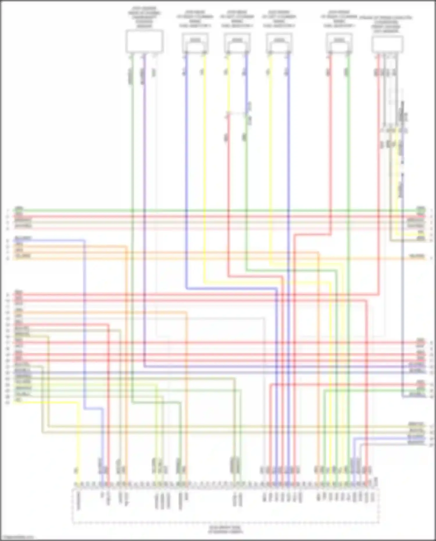 Forester Subaru SK (2018-2021): Wiring diagram engine performance 2.5l (6 of 7)