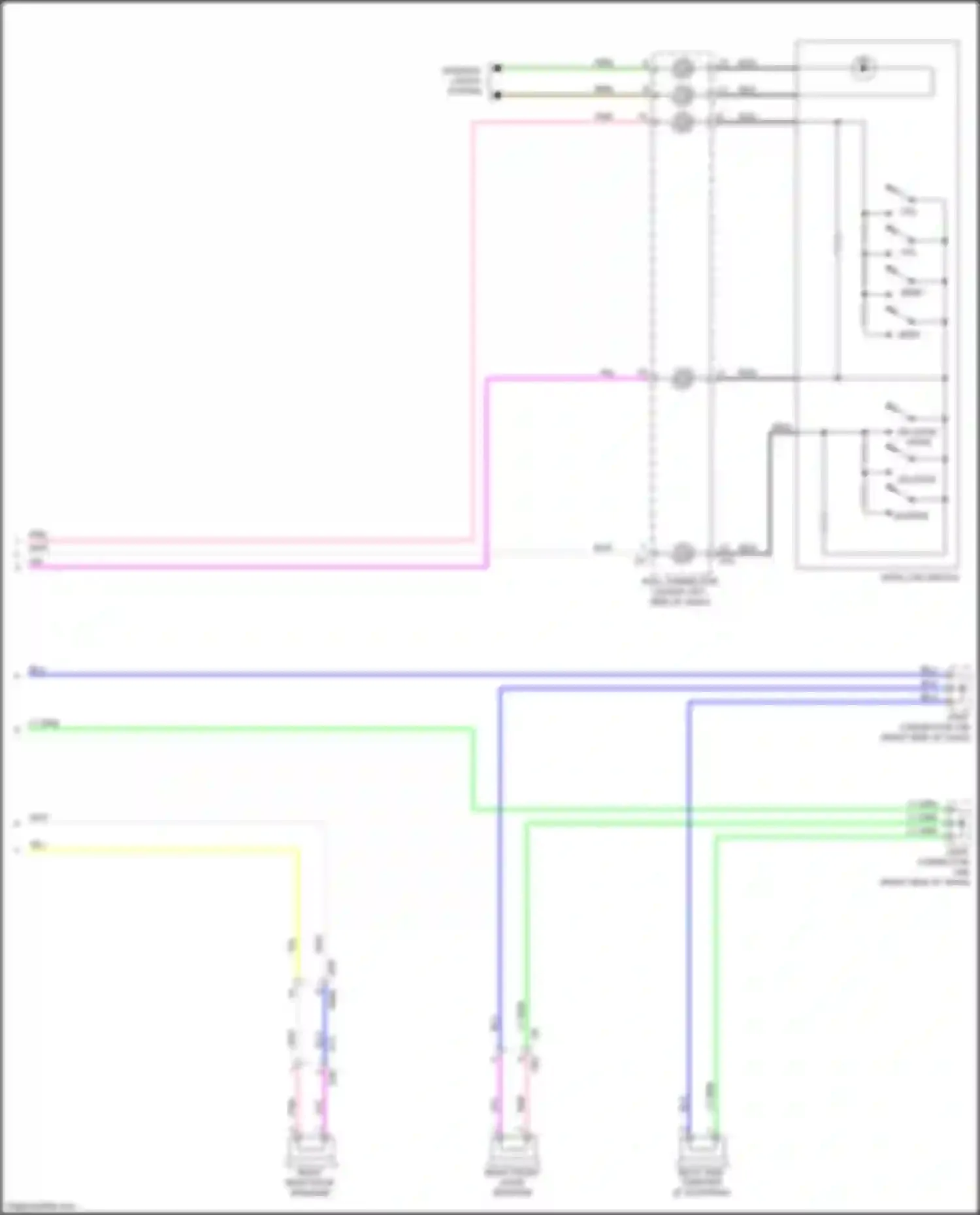 Forester Subaru SK (2018-2021): Radio circuit, w/o audio amplifier & telematics (2 of 2)
