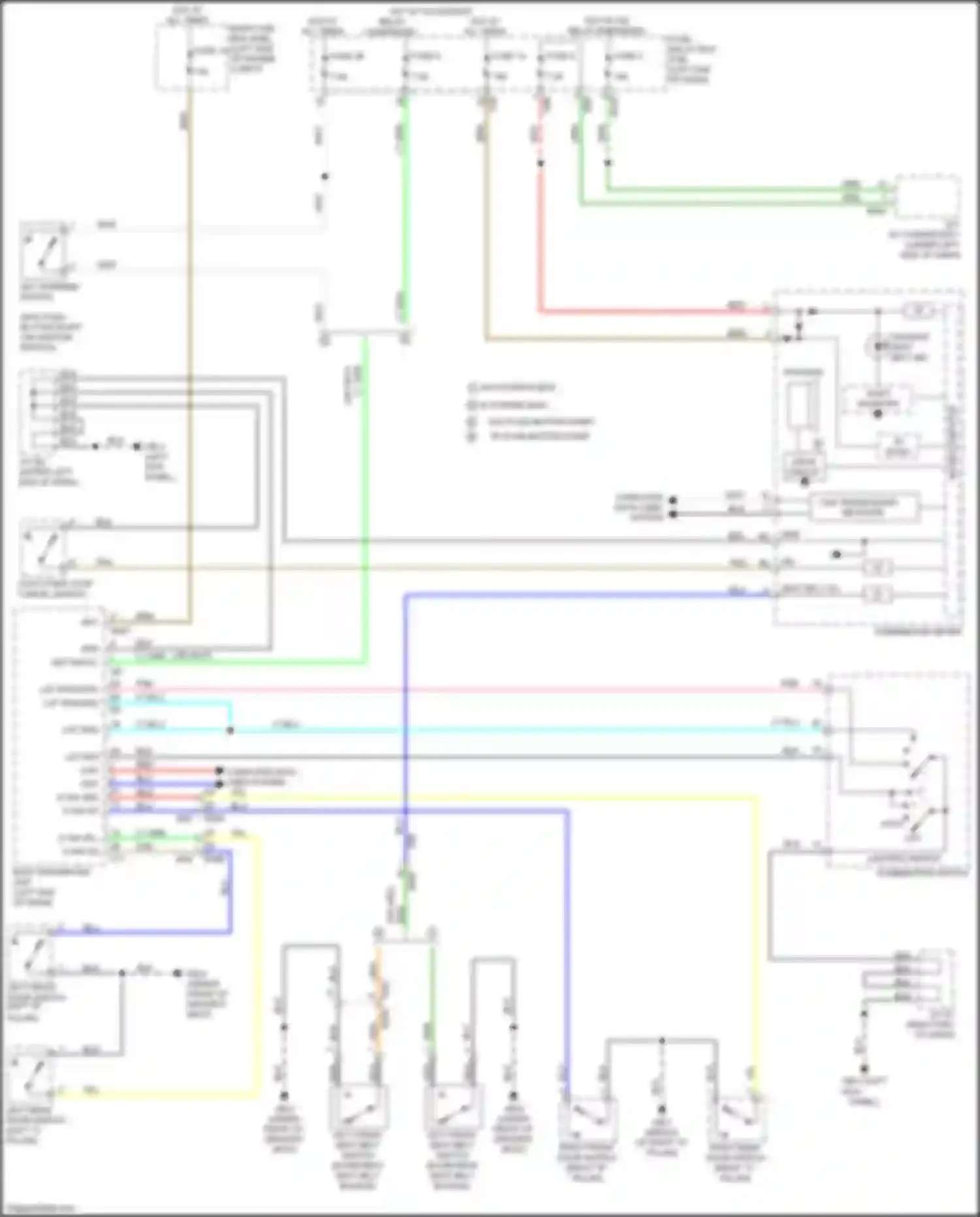 Forester Subaru SK (2018-2021): Chime circuit