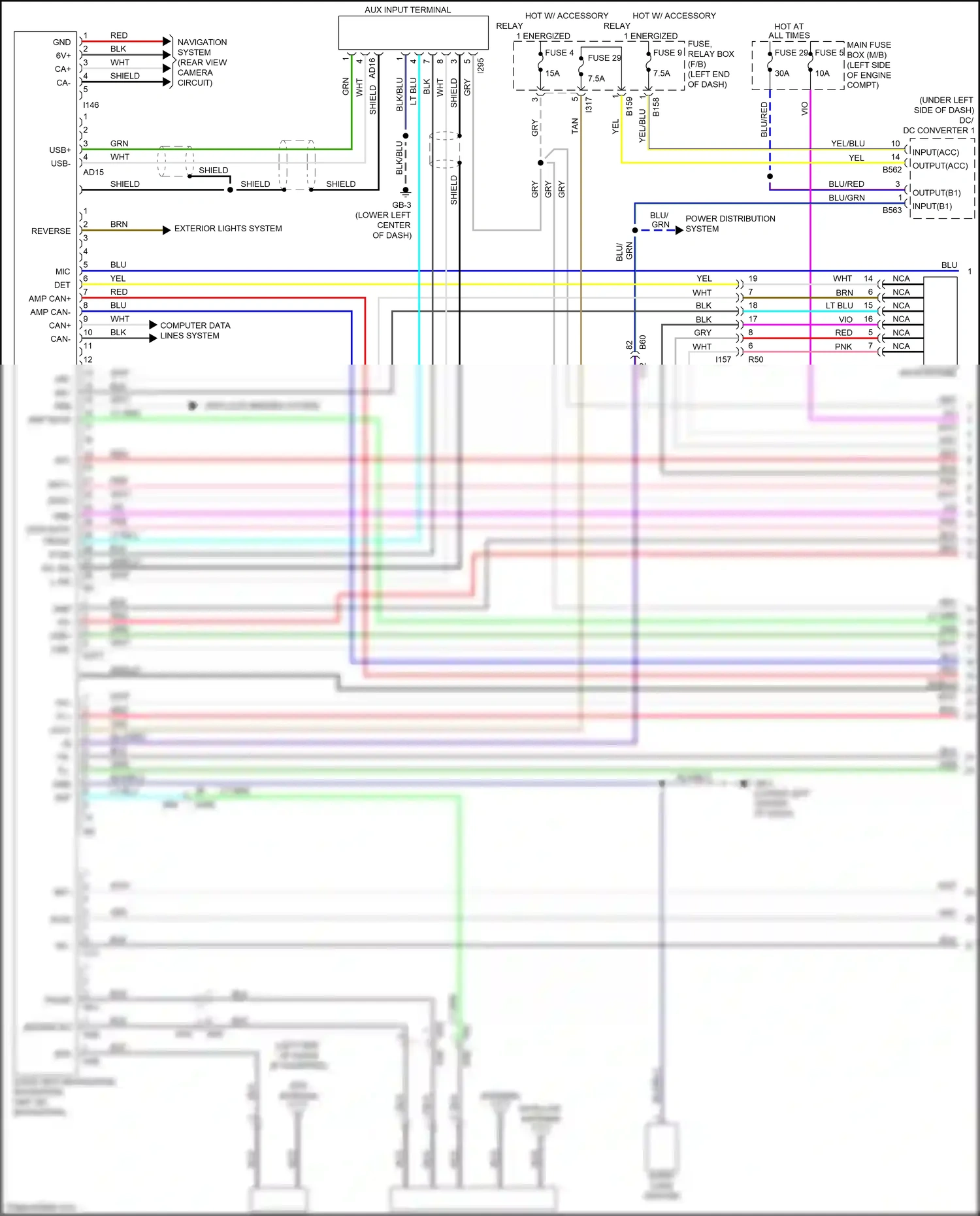 Wiring diagram ant on for Subaru Forester SK (2018-2021) (5 of 8)