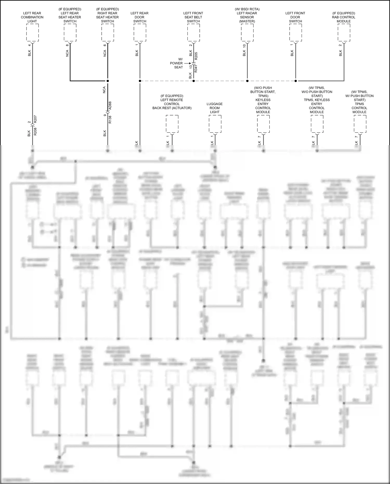 Wiring diagram audio amplifier for Subaru Forester SK (2018-2021) (1 of 7)