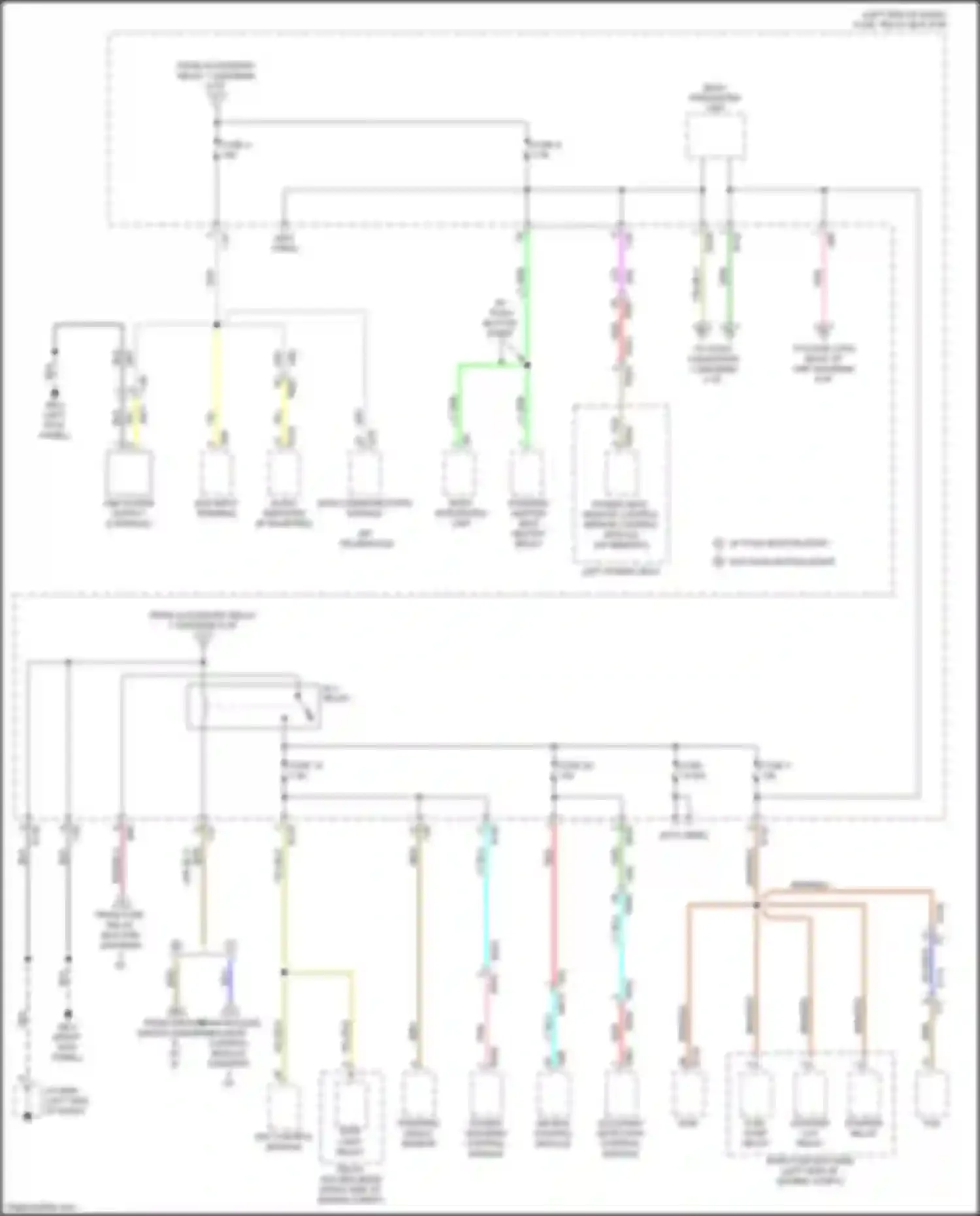 Wiring diagram aux input terminal for Subaru Forester SK (2018-2021) (5 of 9)