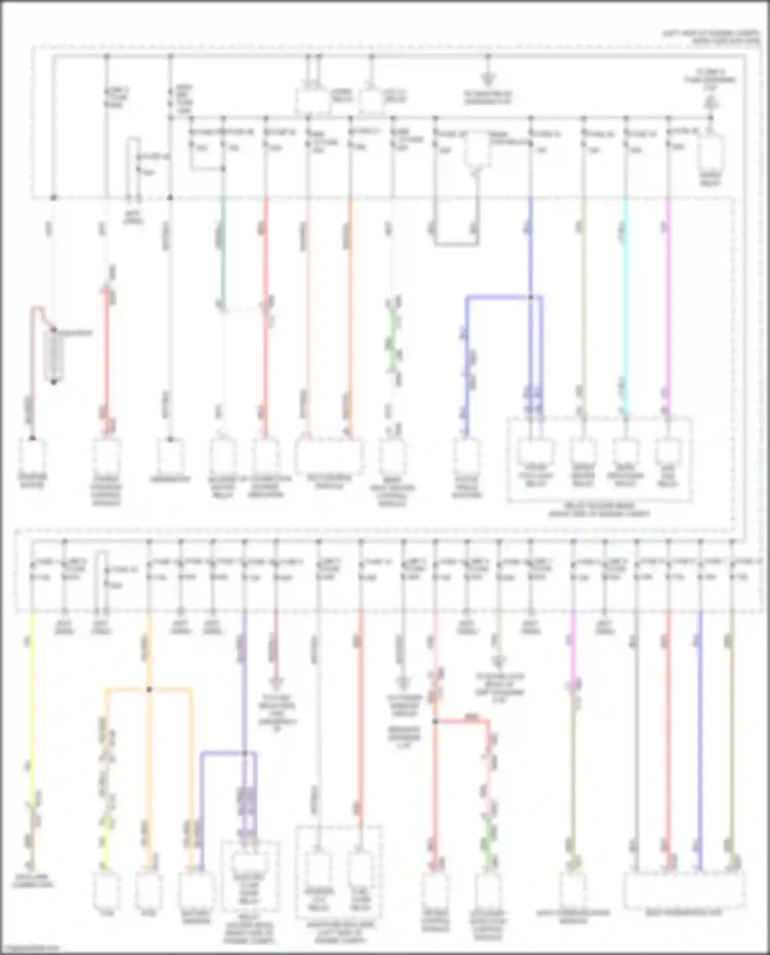 Wiring diagram battery sensor for Subaru Forester SK (2018-2021) (2 of 3)