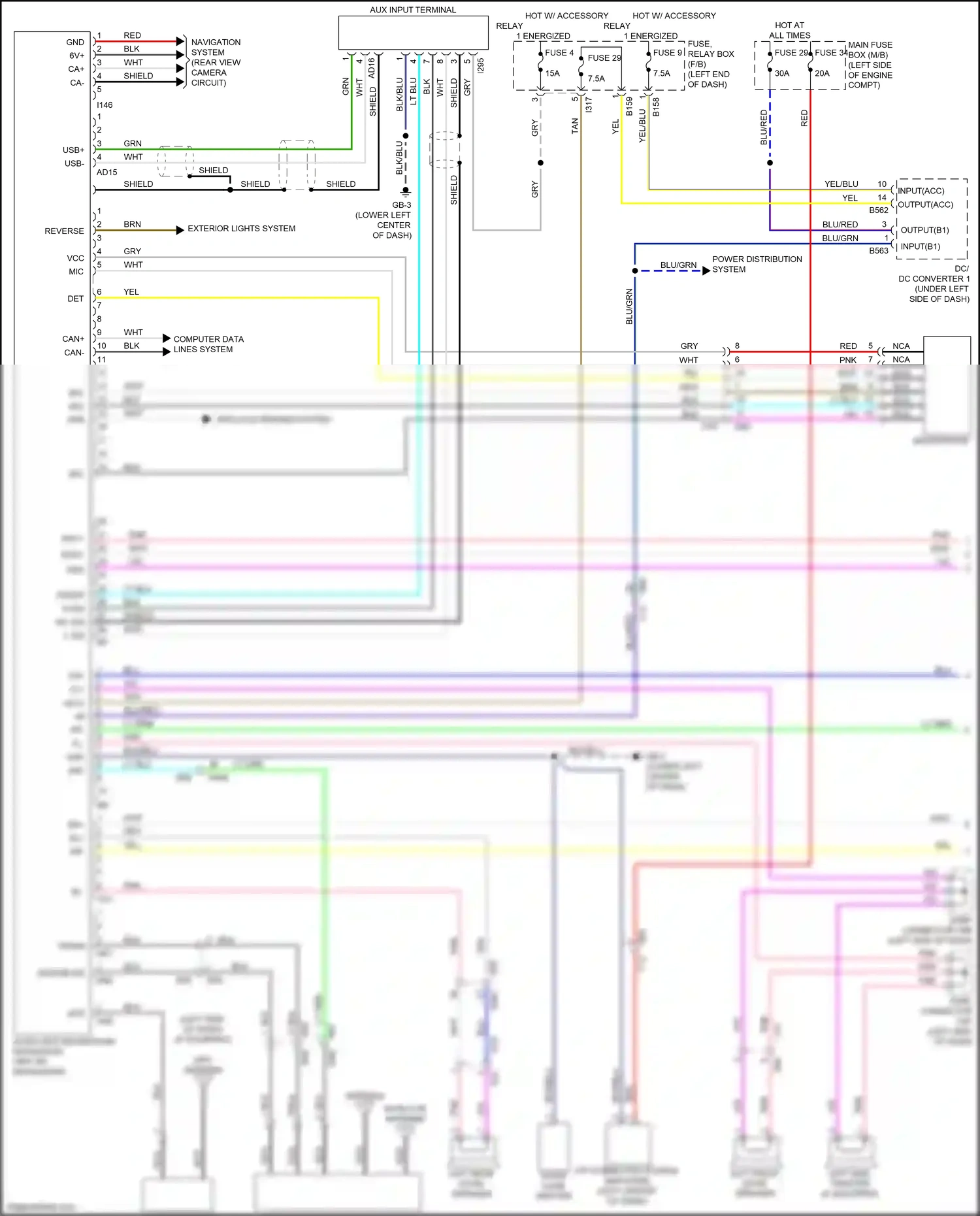Wiring diagram blk for Subaru Forester SK (2018-2021) (27 of 120)