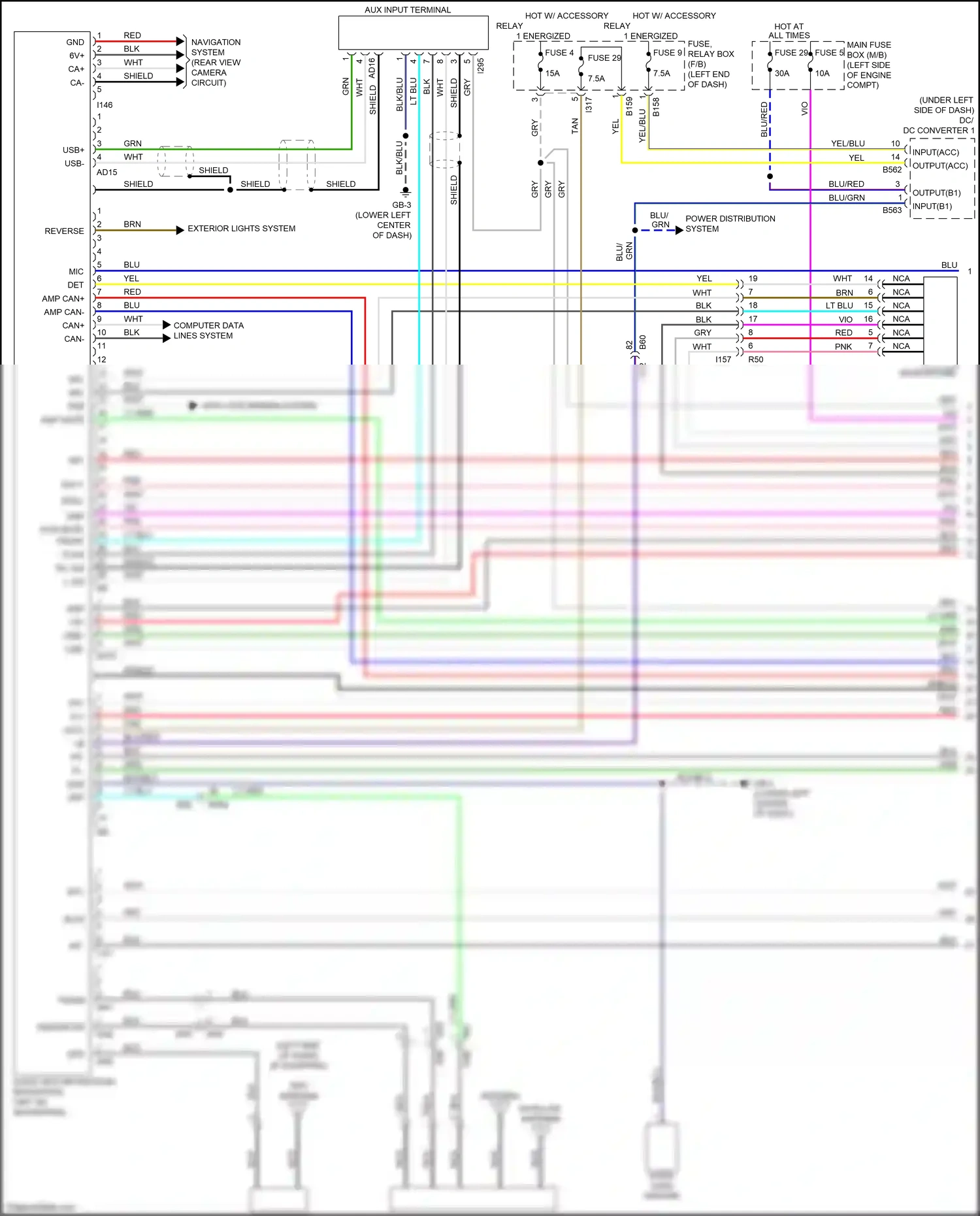 Wiring diagram blk/blu for Subaru Forester SK (2018-2021) (5 of 26)