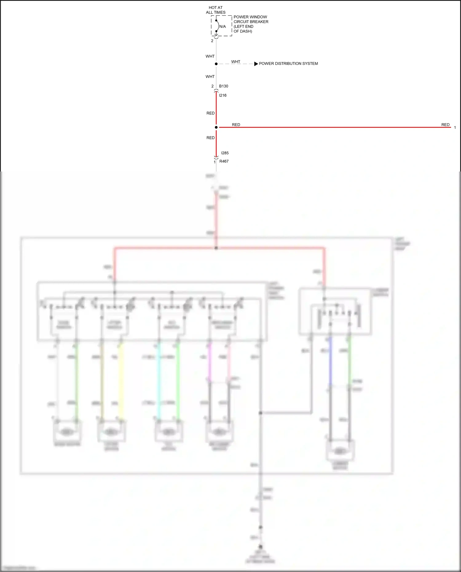 Wiring diagram blu for Subaru Forester SK (2018-2021) (97 of 113)