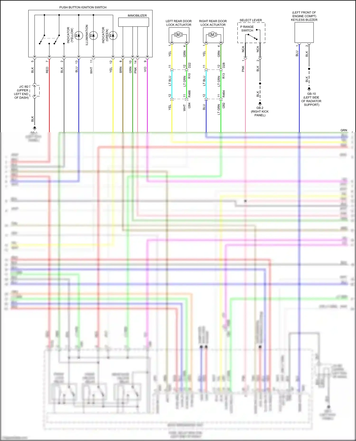 Wiring diagram blu for Subaru Forester SK (2018-2021) (46 of 113)