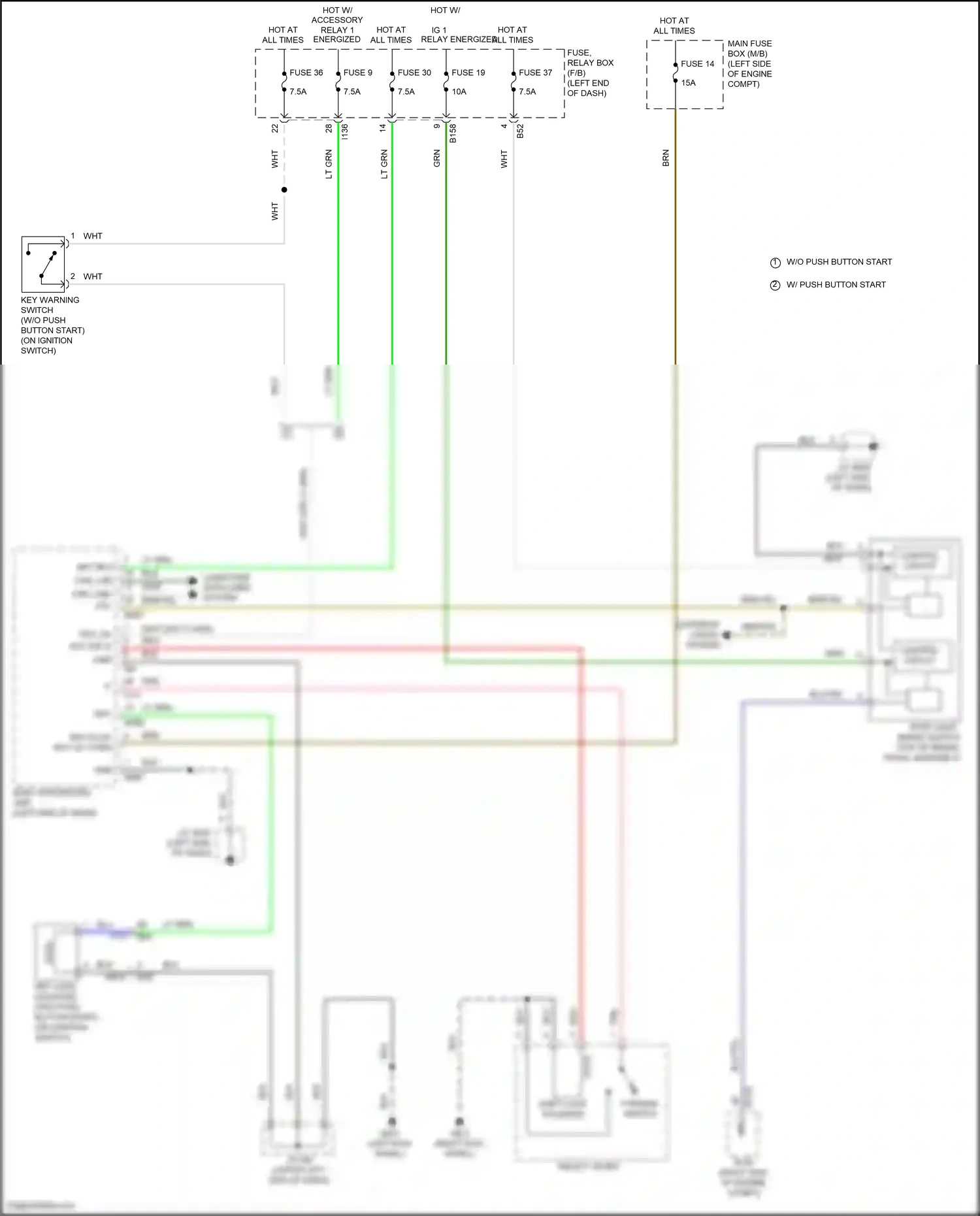 Wiring diagram brn for Subaru Forester SK (2018-2021) (90 of 104)