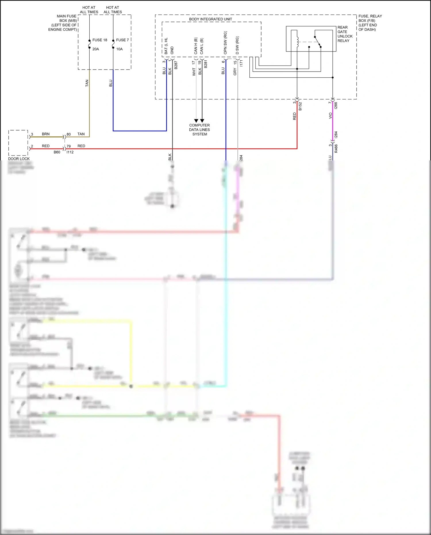 Wiring diagram brn for Subaru Forester SK (2018-2021) (99 of 104)