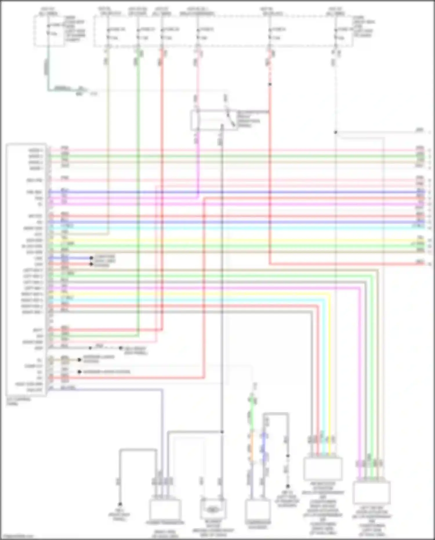 Wiring diagram compressor solenoid for Subaru Forester SK (2018-2021) (1 of 2)