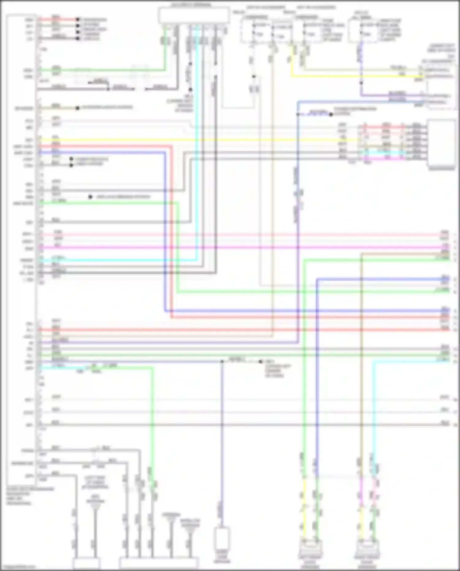 Wiring diagram computer data lines system for Subaru Forester SK (2018-2021) (46 of 65)