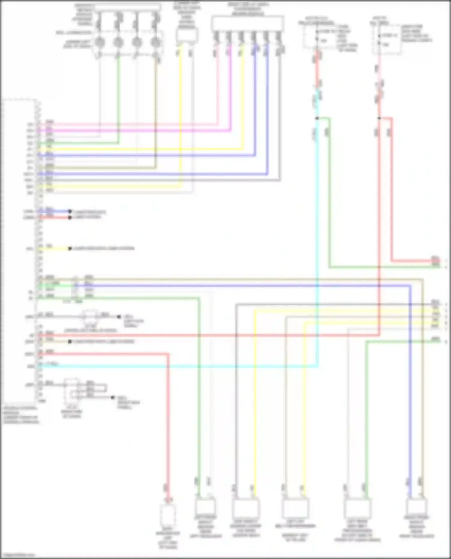 Wiring diagram computer data lines system for Subaru Forester SK (2018-2021) (27 of 65)