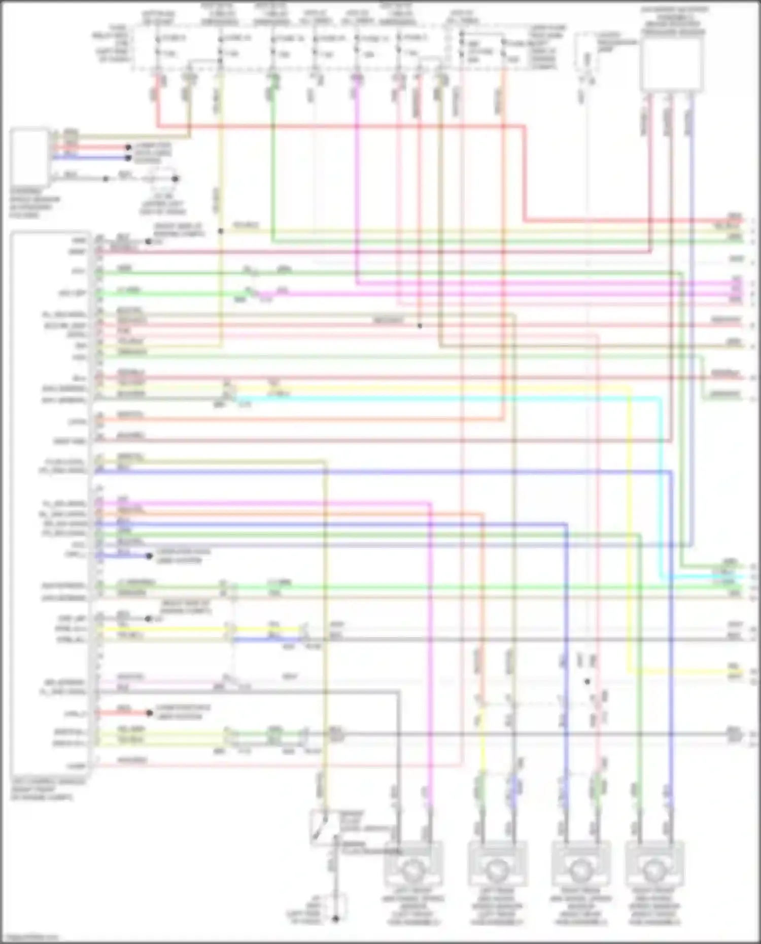 Wiring diagram computer data lines system for Subaru Forester SK (2018-2021) (1 of 65)
