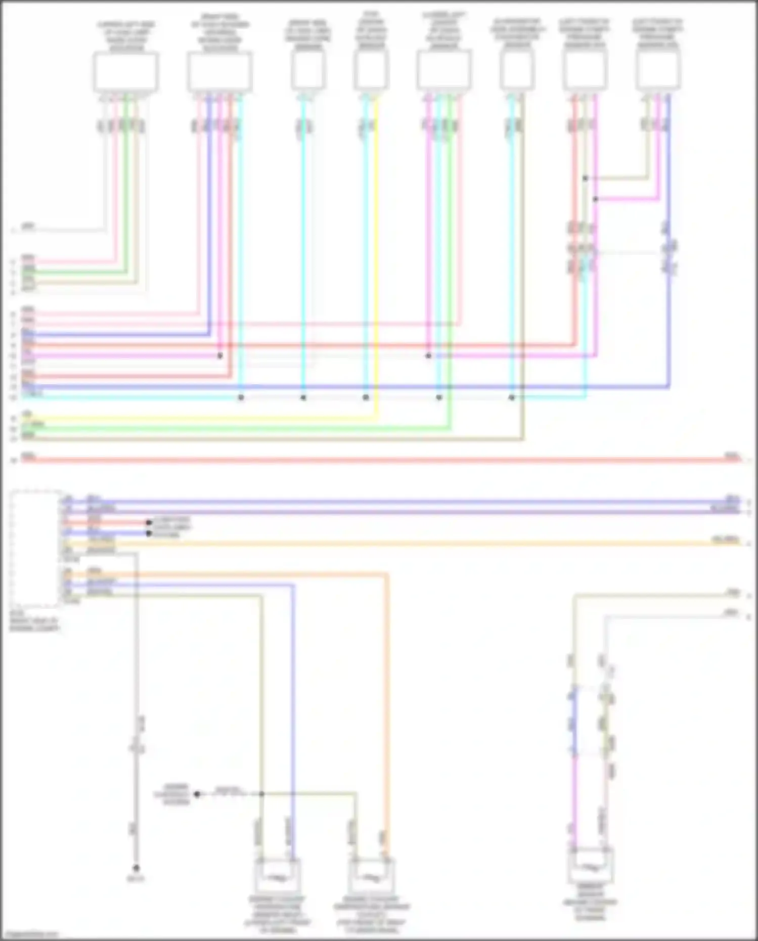Wiring diagram computer data lines system for Subaru Forester SK (2018-2021) (4 of 65)