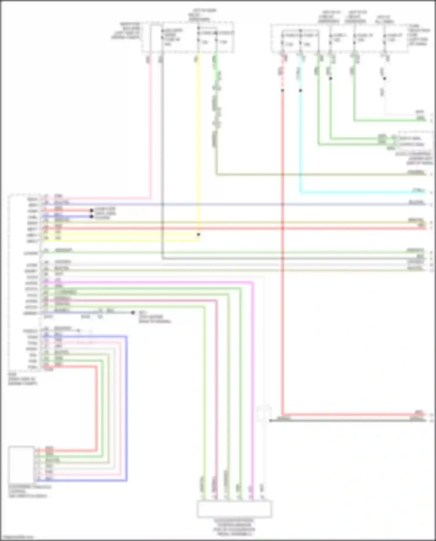 Wiring diagram computer data lines system for Subaru Forester SK (2018-2021) (11 of 65)