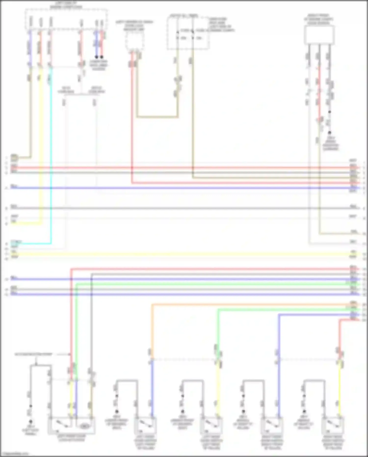 Wiring diagram computer data lines system for Subaru Forester SK (2018-2021) (37 of 65)