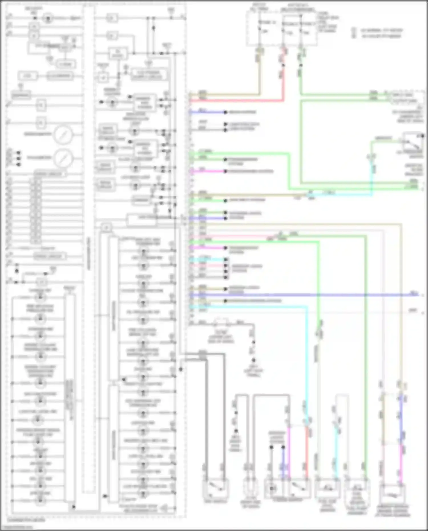 Wiring diagram computer data lines system for Subaru Forester SK (2018-2021) (61 of 65)