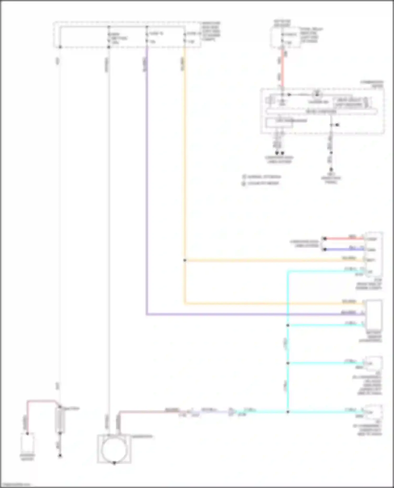 Wiring diagram computer data lines system for Subaru Forester SK (2018-2021) (51 of 65)