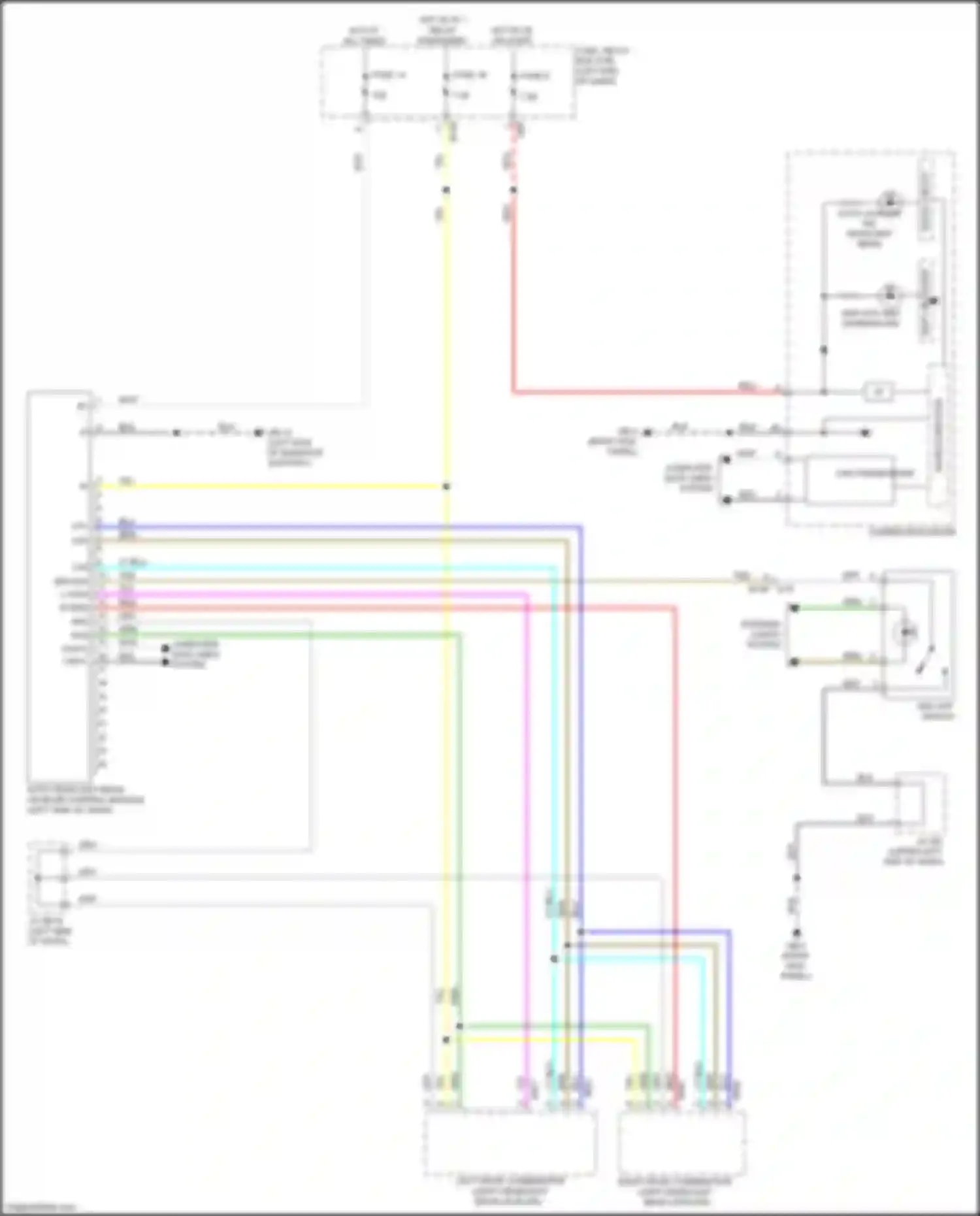 Wiring diagram computer data lines system for Subaru Forester SK (2018-2021) (15 of 65)