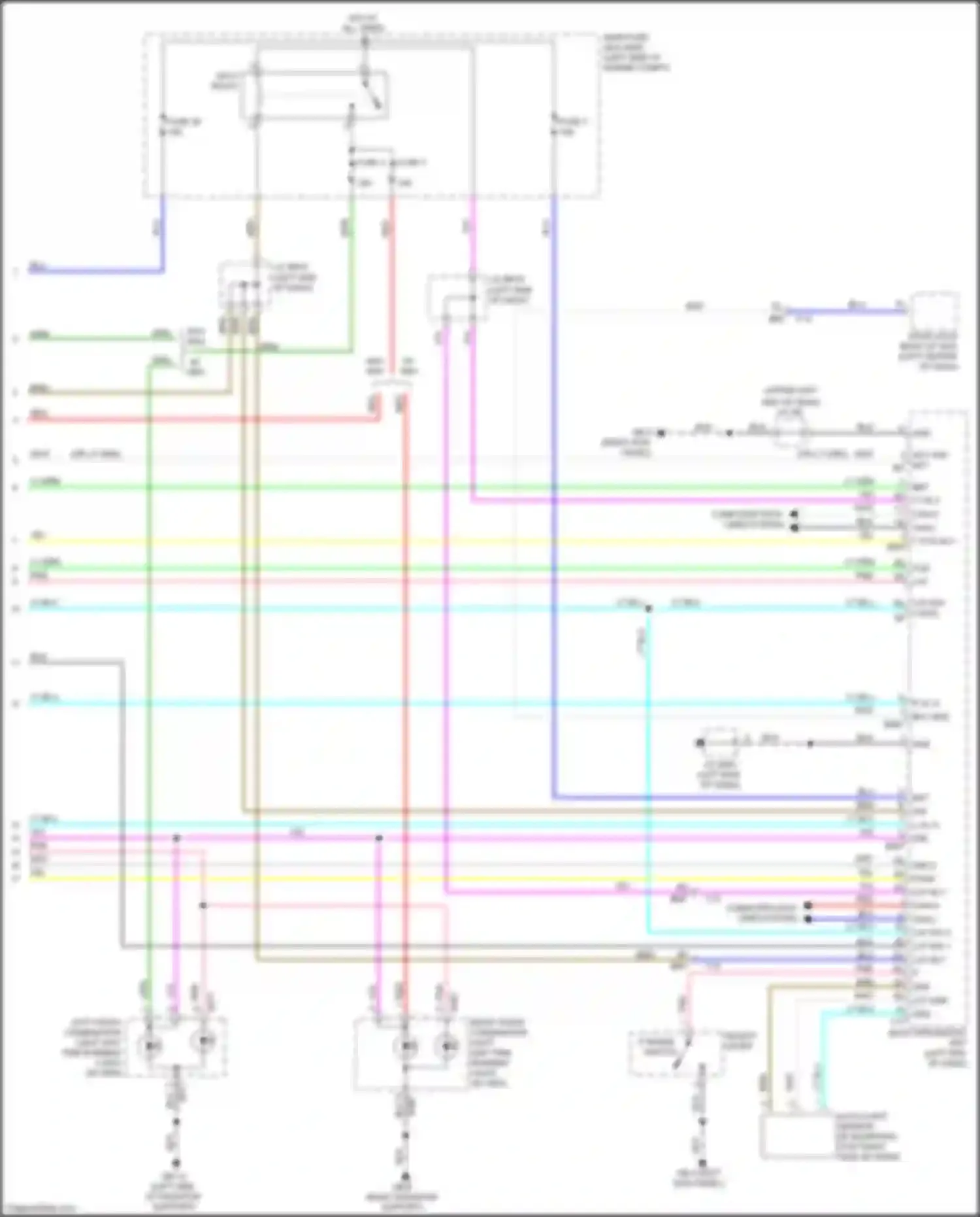 Wiring diagram computer data lines system for Subaru Forester SK (2018-2021) (14 of 65)