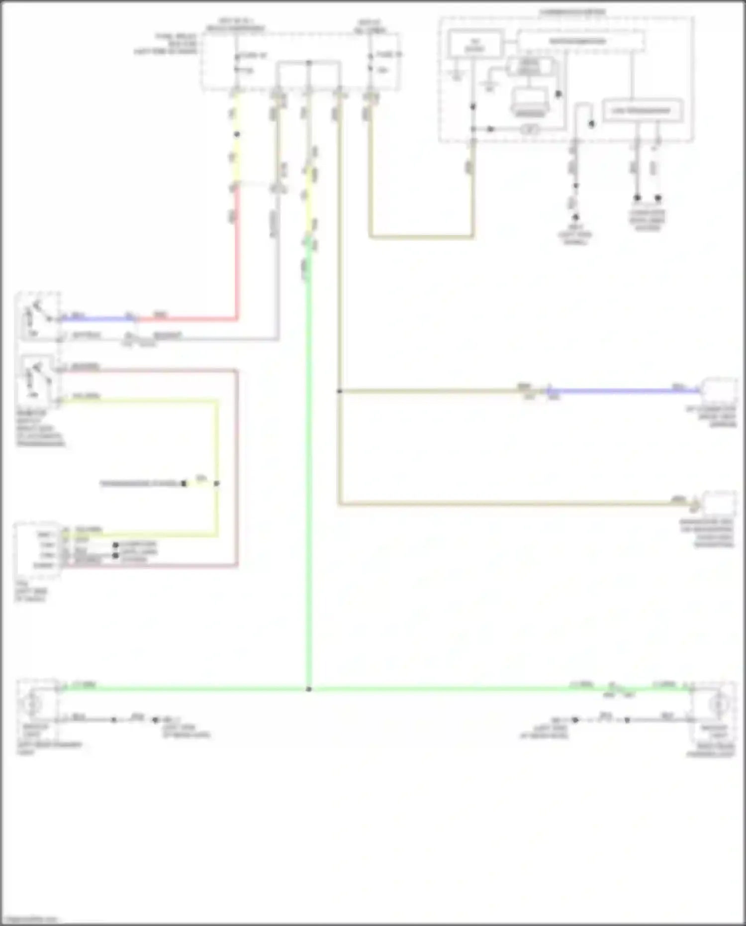 Wiring diagram computer data lines system for Subaru Forester SK (2018-2021) (21 of 65)
