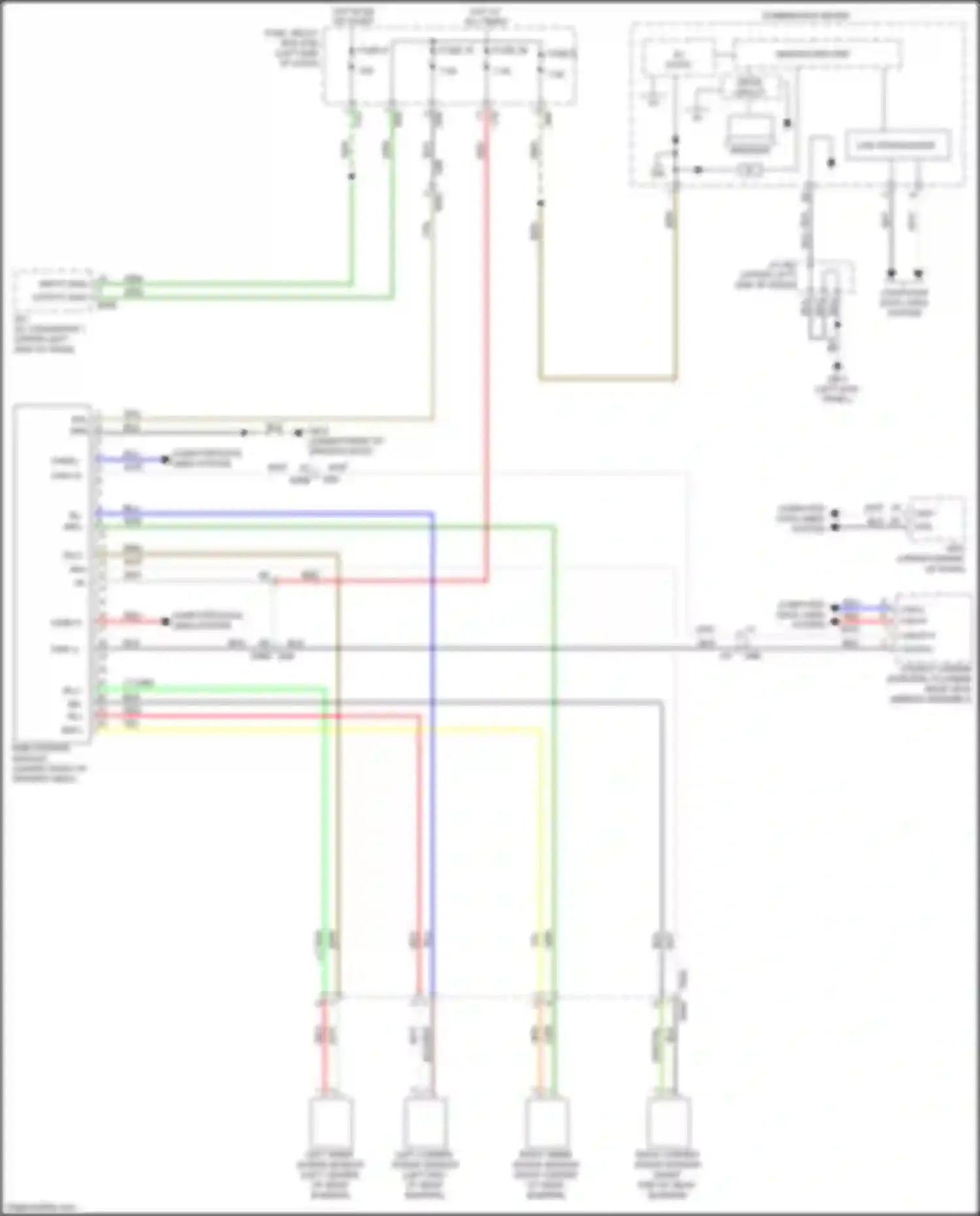 Wiring diagram computer data lines system for Subaru Forester SK (2018-2021) (10 of 65)