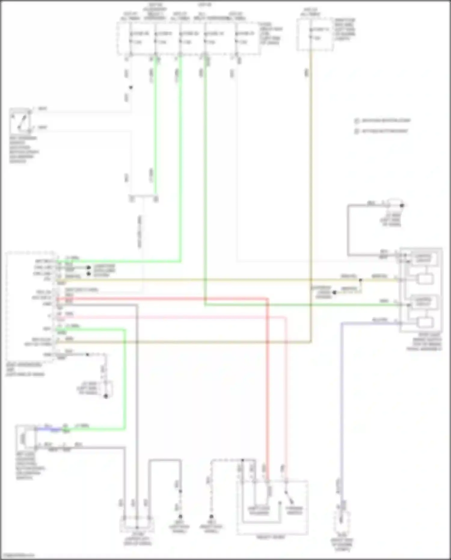 Wiring diagram control circuit for Subaru Forester SK (2018-2021) (3 of 3)