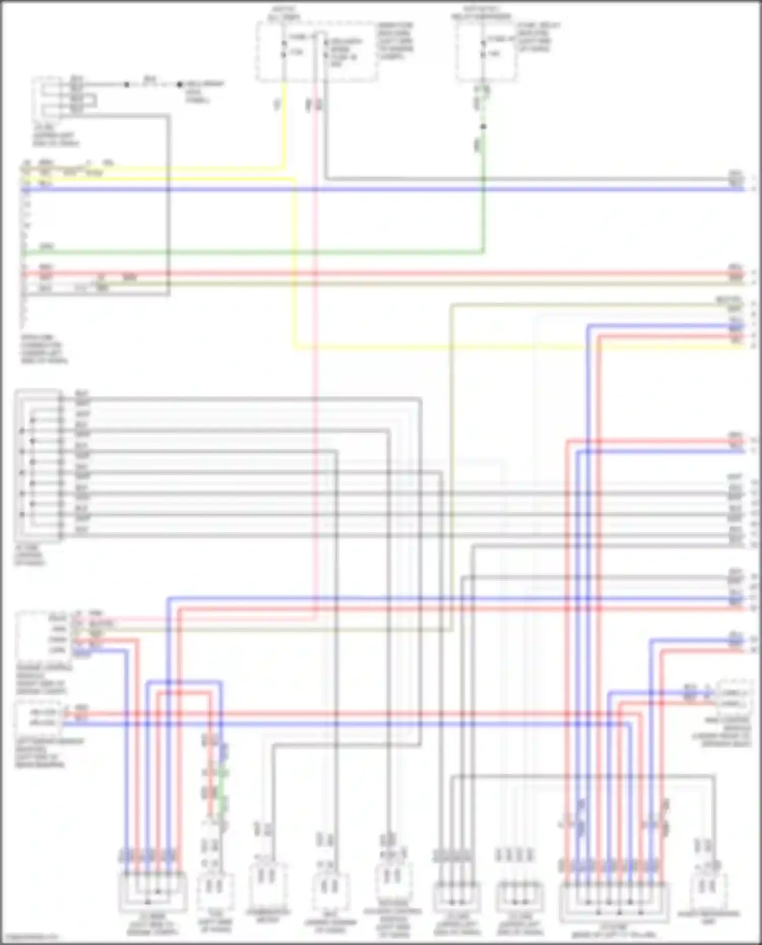 Wiring diagram data link connector for Subaru Forester SK (2018-2021) (1 of 5)