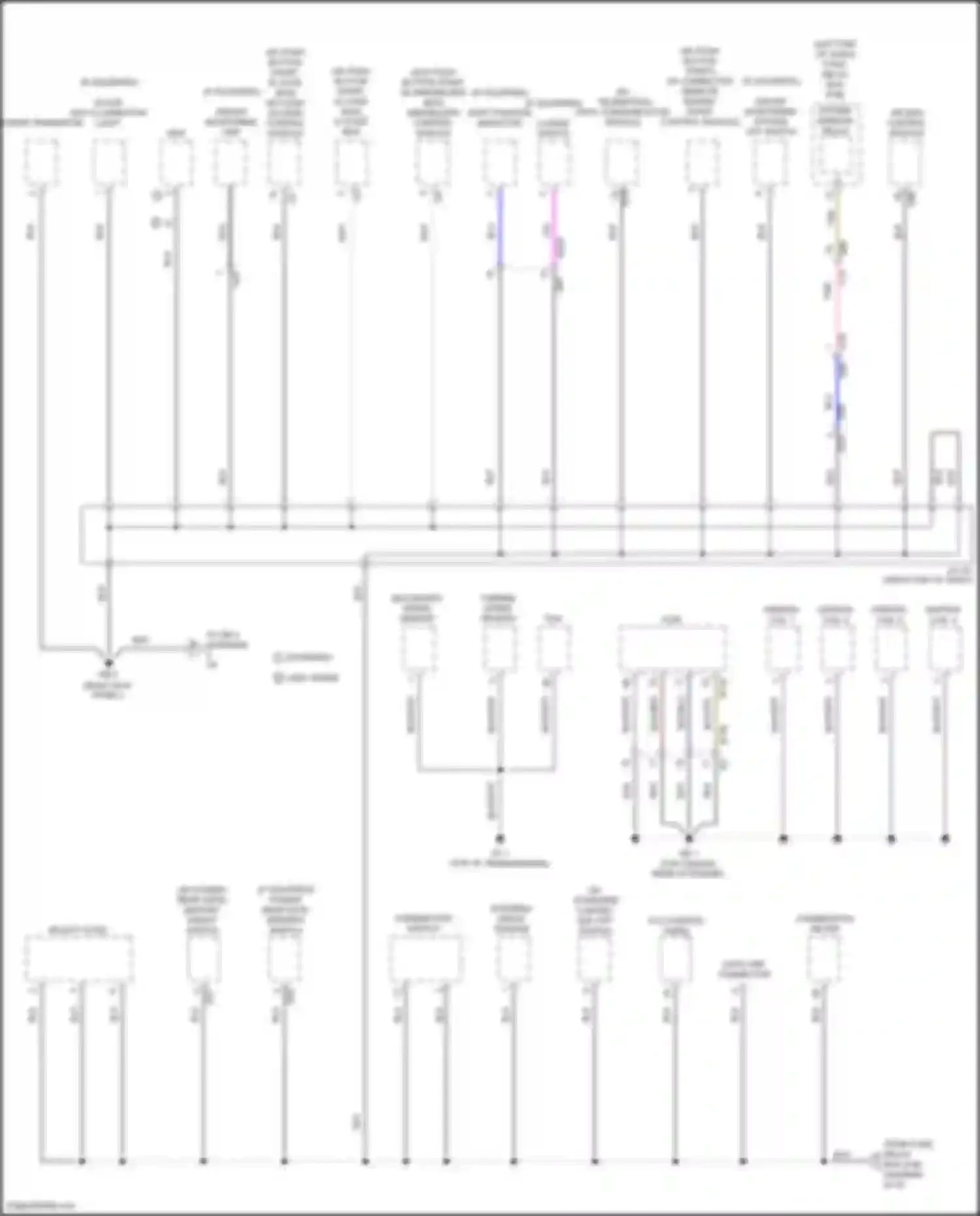 Wiring diagram data link connector for Subaru Forester SK (2018-2021) (2 of 5)