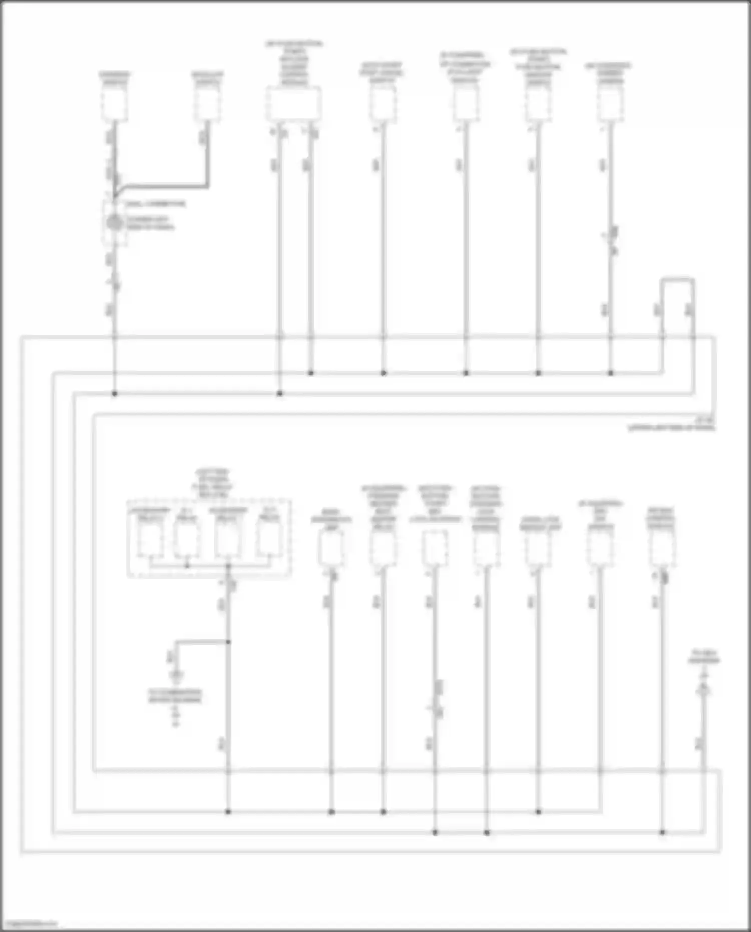 Wiring diagram door lock backup unit for Subaru Forester SK (2018-2021) (3 of 6)