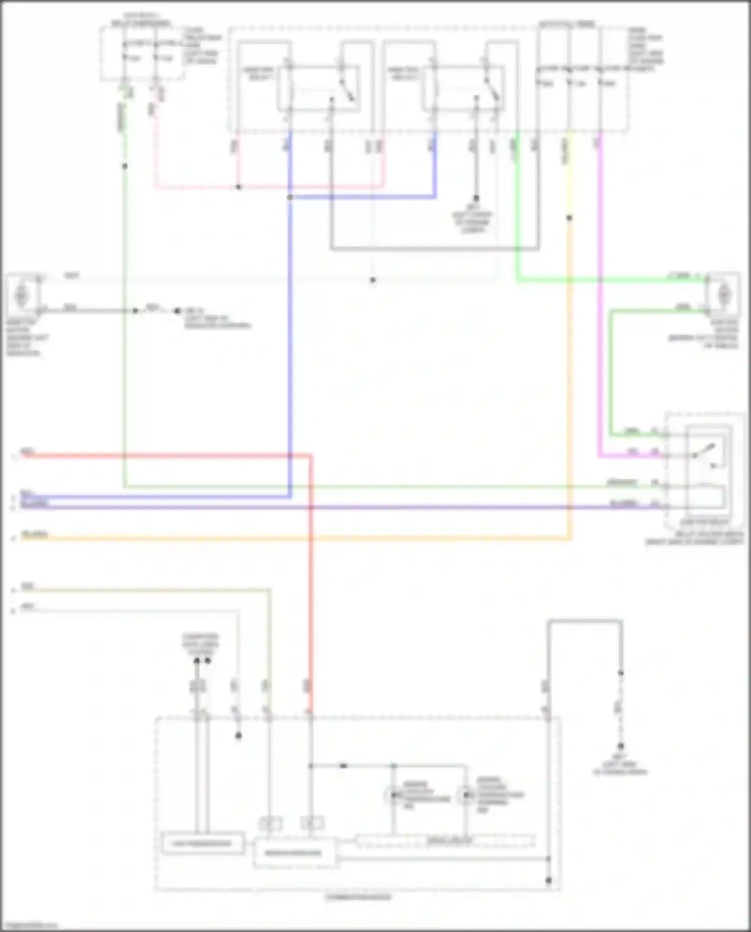 Wiring diagram engine coolant temperature warning ind for Subaru Forester SK (2018-2021) (1 of 4)