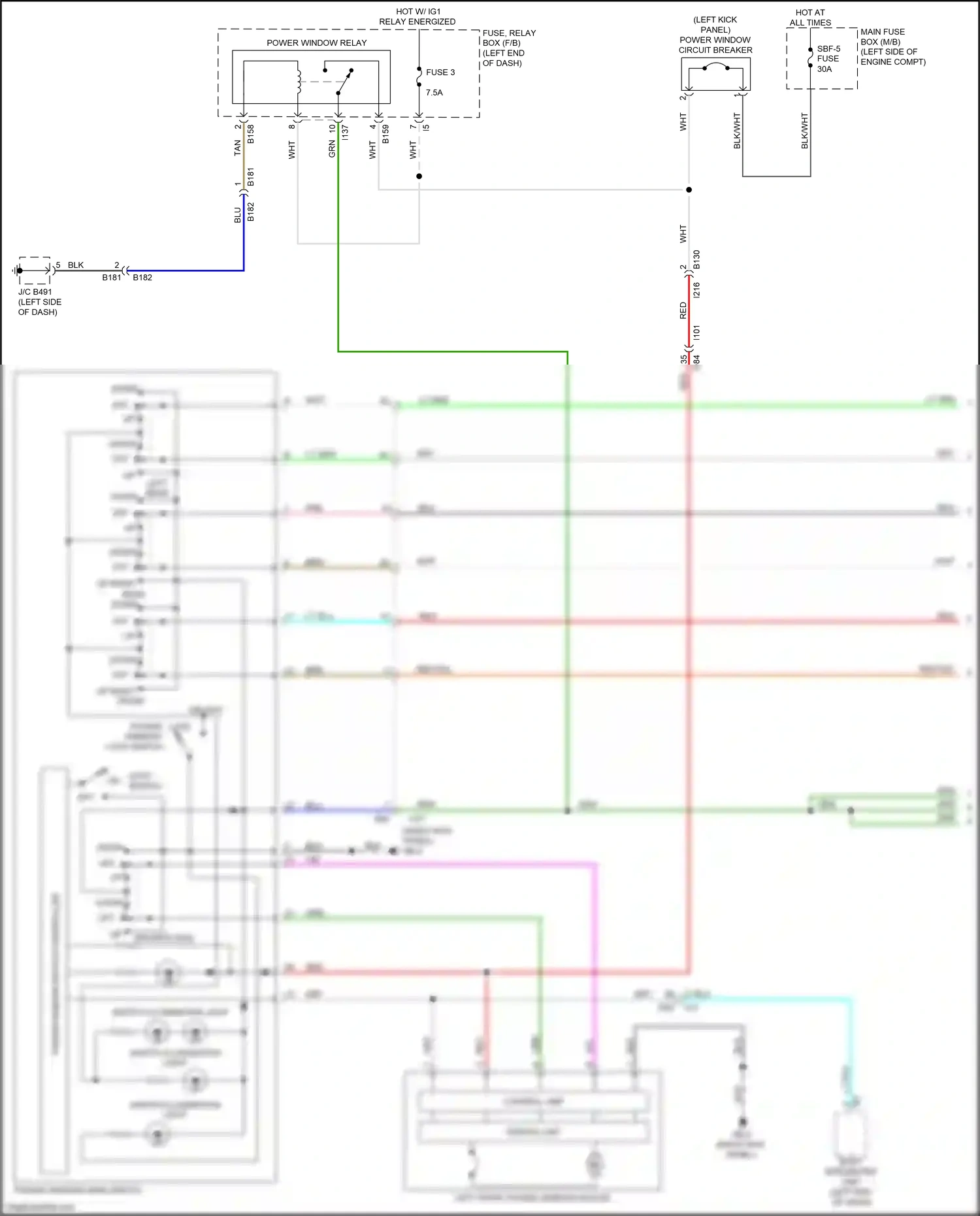 Wiring diagram fuse 3 for Subaru Forester SK (2018-2021) (8 of 12)