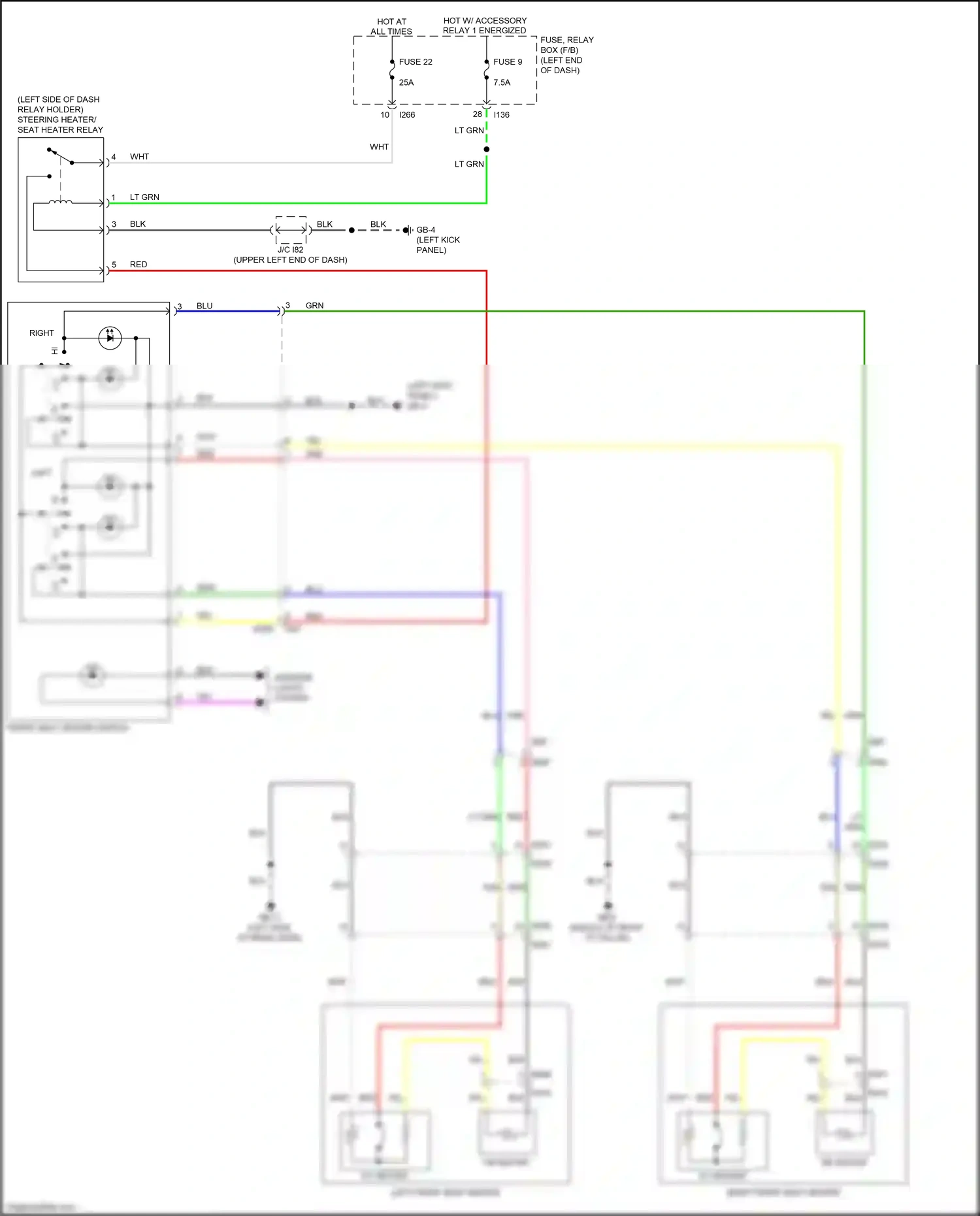 Wiring diagram grn for Subaru Forester SK (2018-2021) (92 of 108)