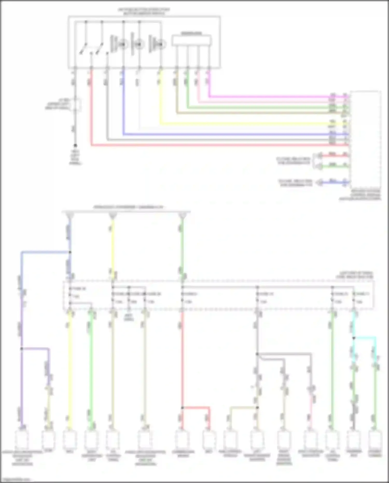 Wiring diagram keyless access control module for Subaru Forester SK (2018-2021) (11 of 13)