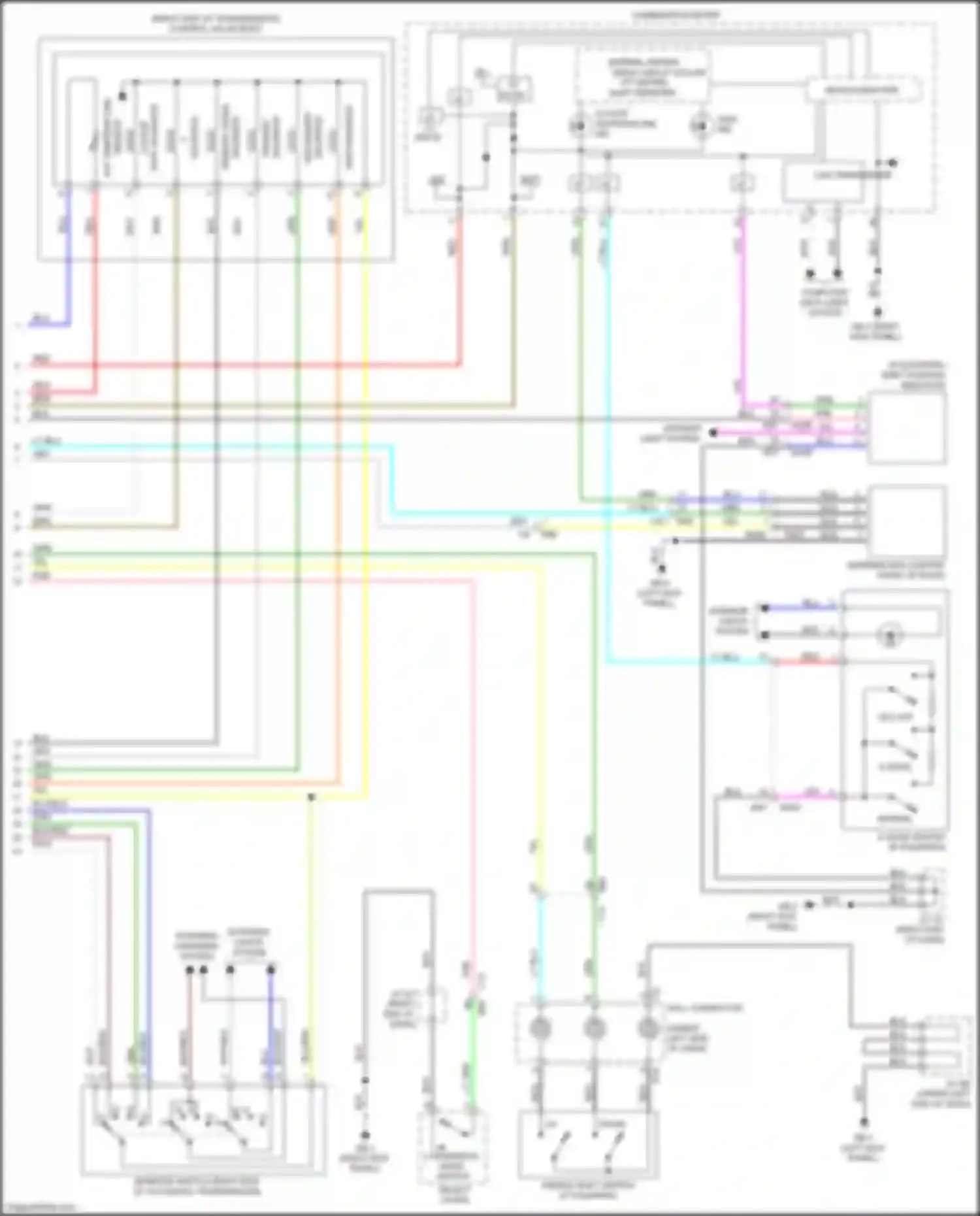 Wiring diagram low/manual mode switch for Subaru Forester SK (2018-2021) (1 of 1)