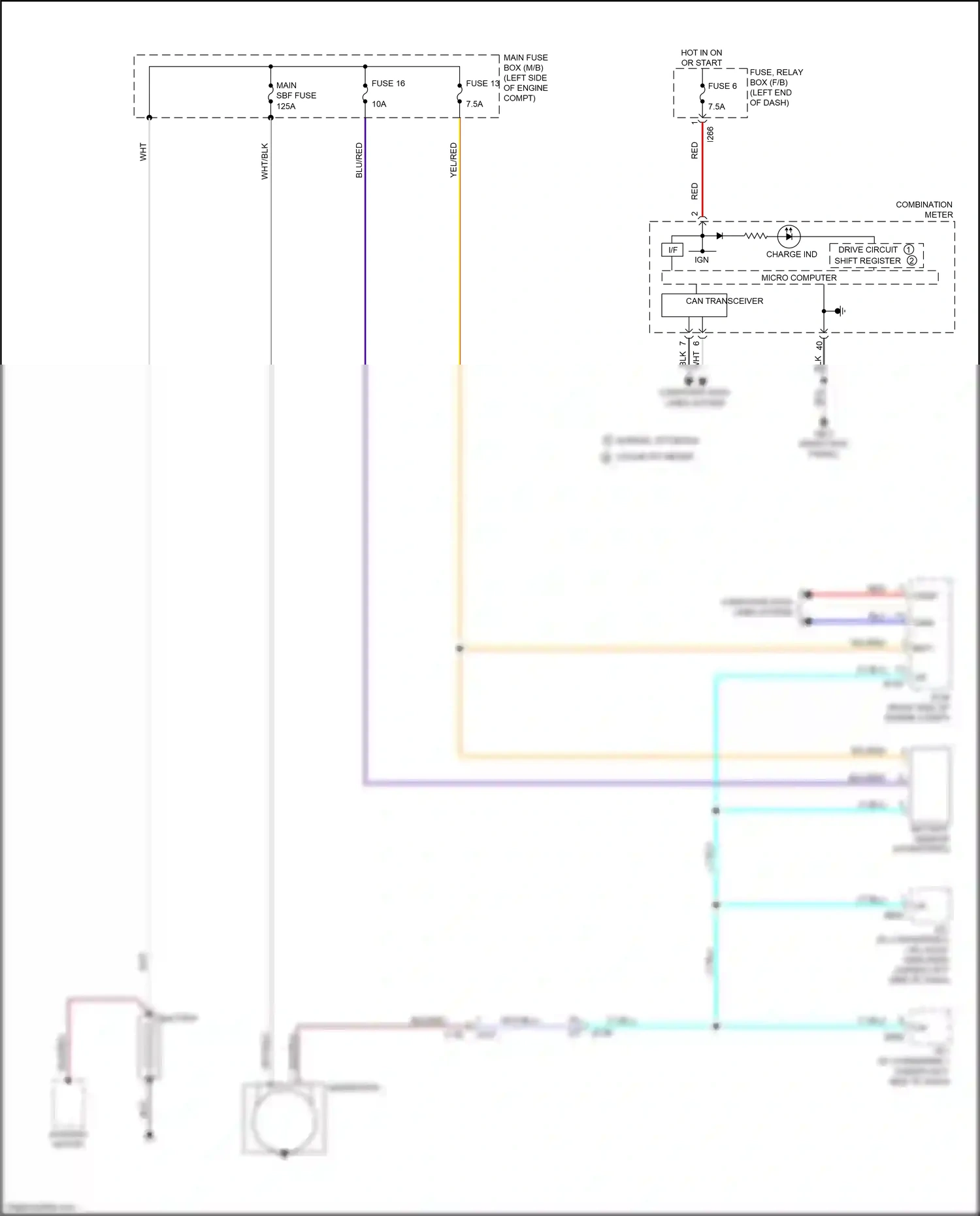 Wiring diagram lt blu for Subaru Forester SK (2018-2021) (71 of 79)