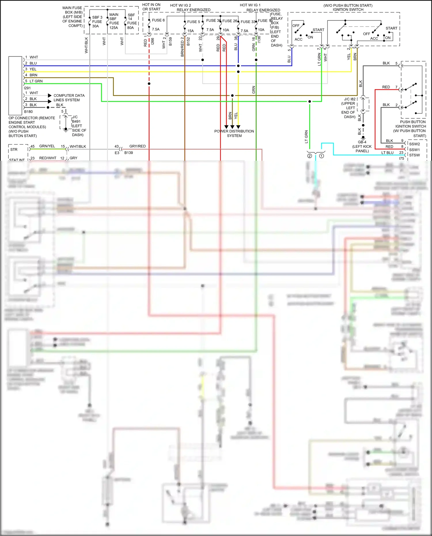 Wiring diagram lt blu for Subaru Forester SK (2018-2021) (76 of 79)