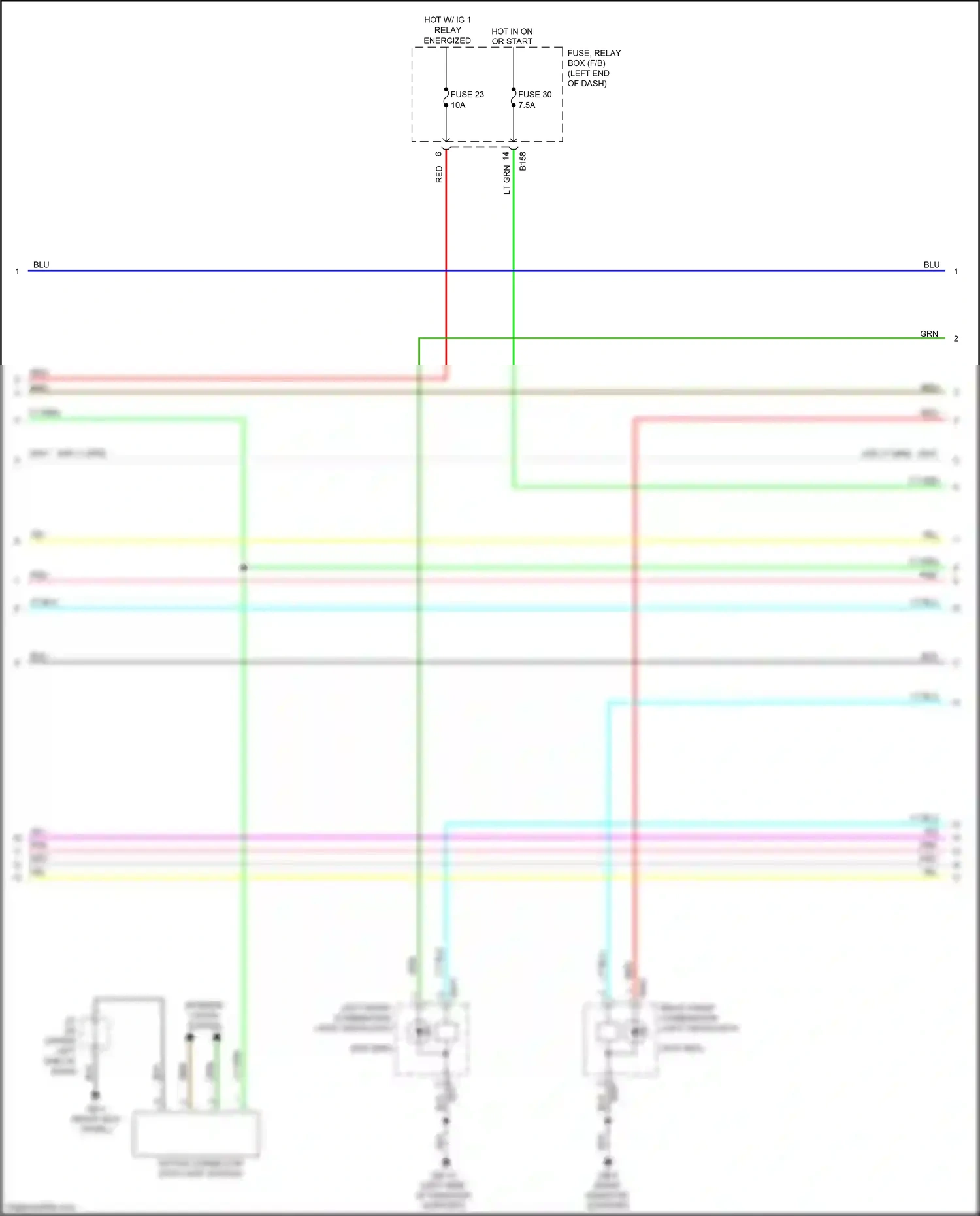 Wiring diagram lt blu for Subaru Forester SK (2018-2021) (13 of 79)