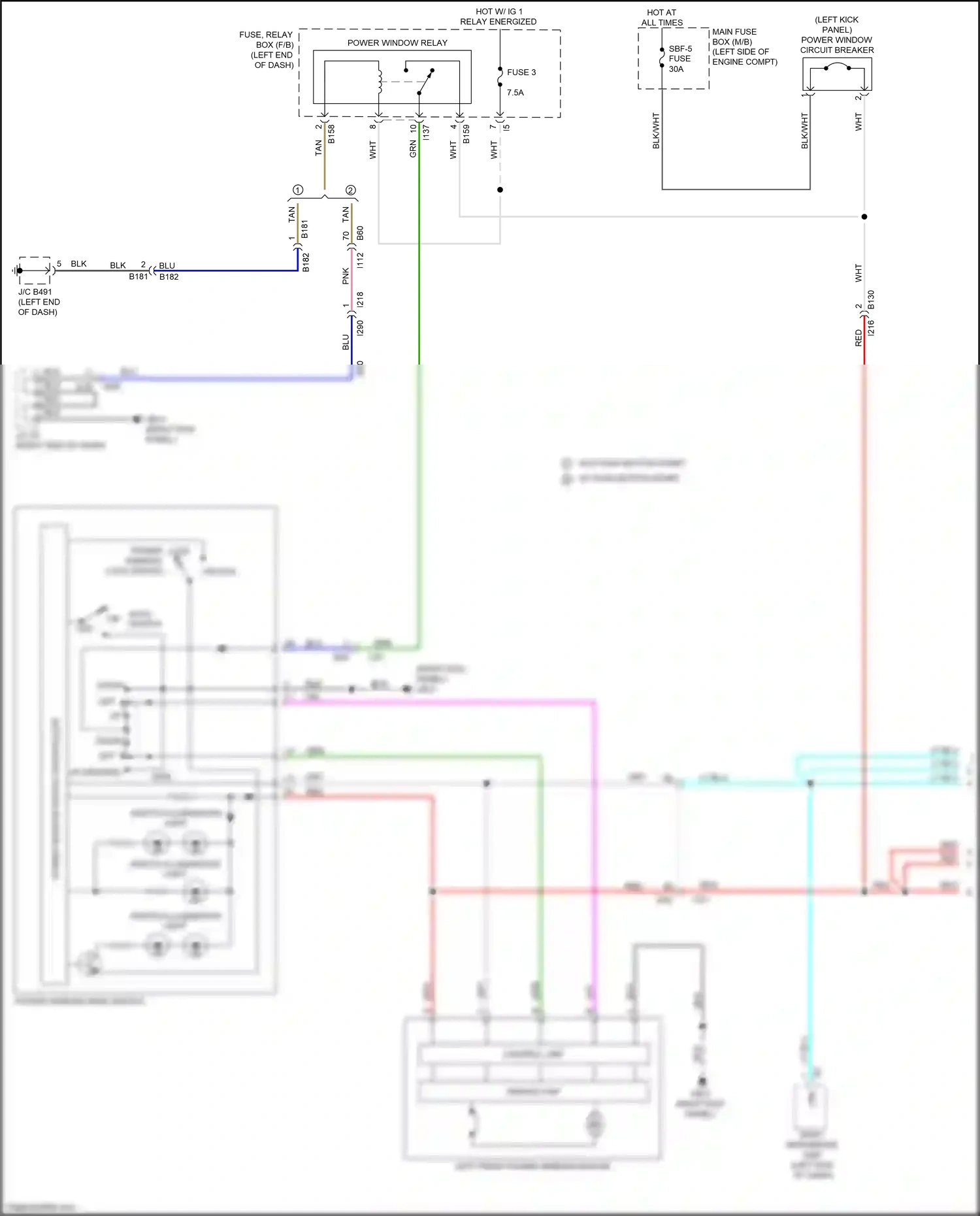 Wiring diagram lt blu for Subaru Forester SK (2018-2021) (35 of 79)