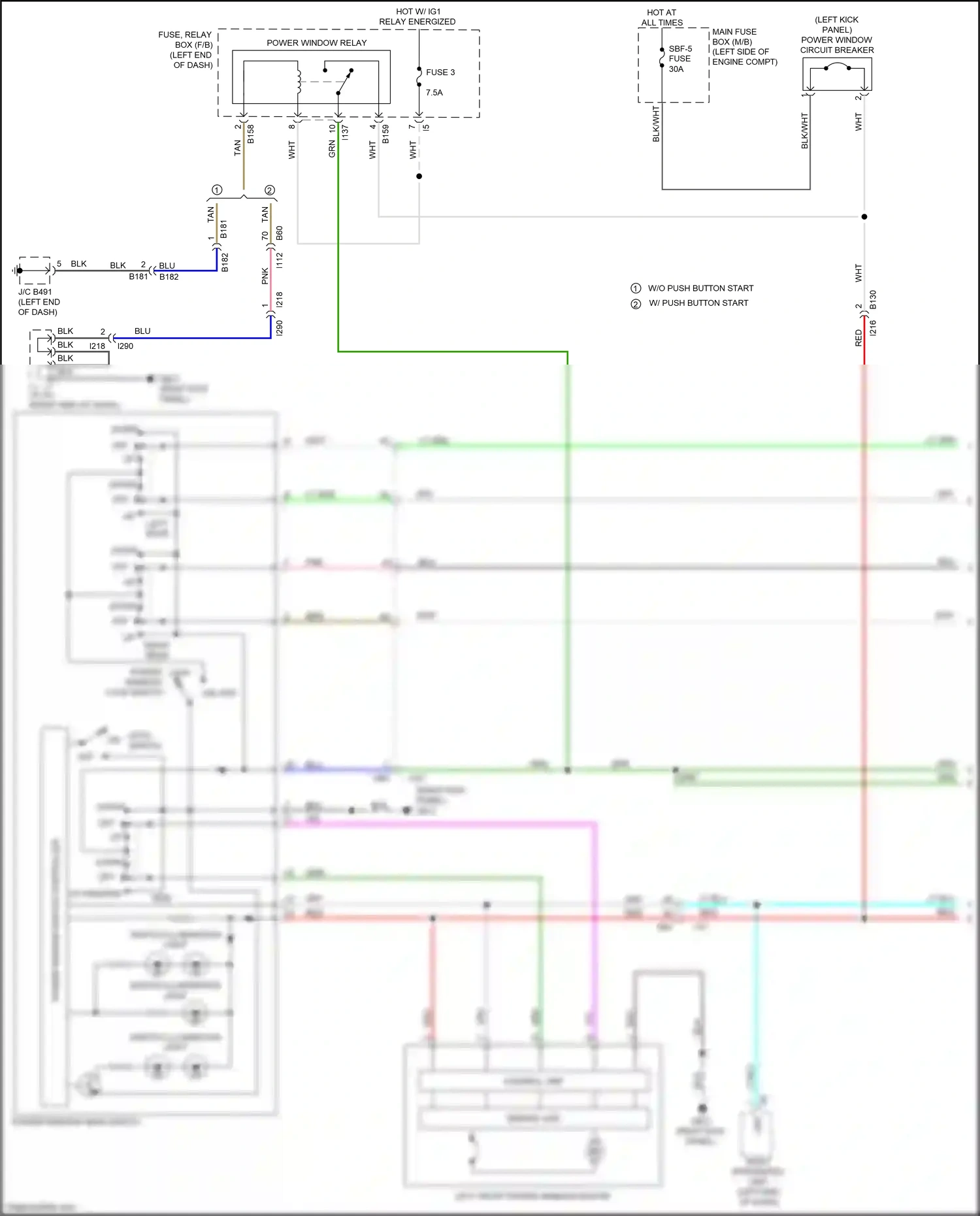 Wiring diagram lt blu for Subaru Forester SK (2018-2021) (39 of 79)