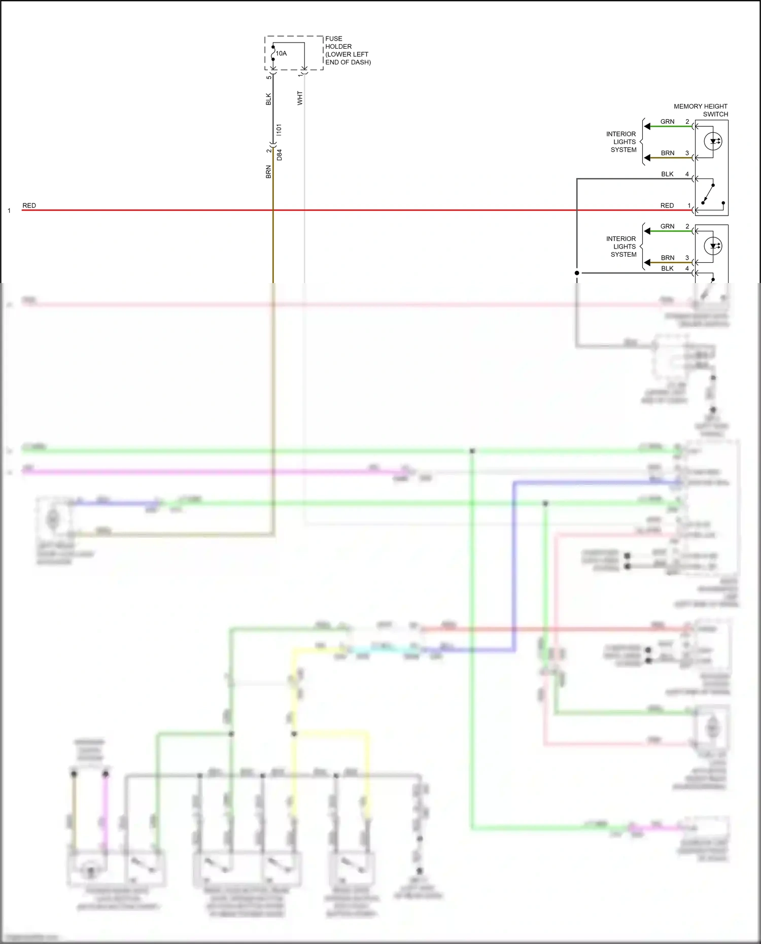 Wiring diagram lt grn for Subaru Forester SK (2018-2021) (87 of 91)