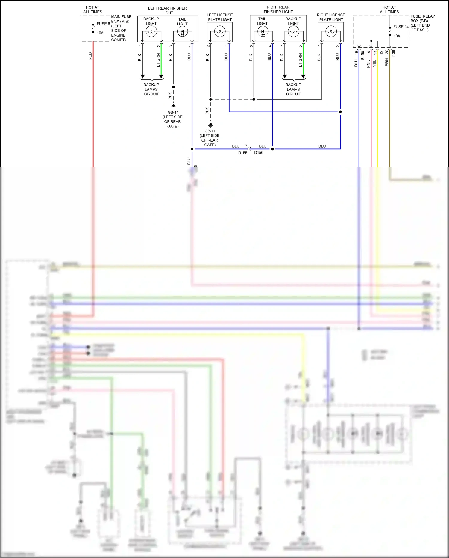 Wiring diagram lt grn for Subaru Forester SK (2018-2021) (32 of 91)
