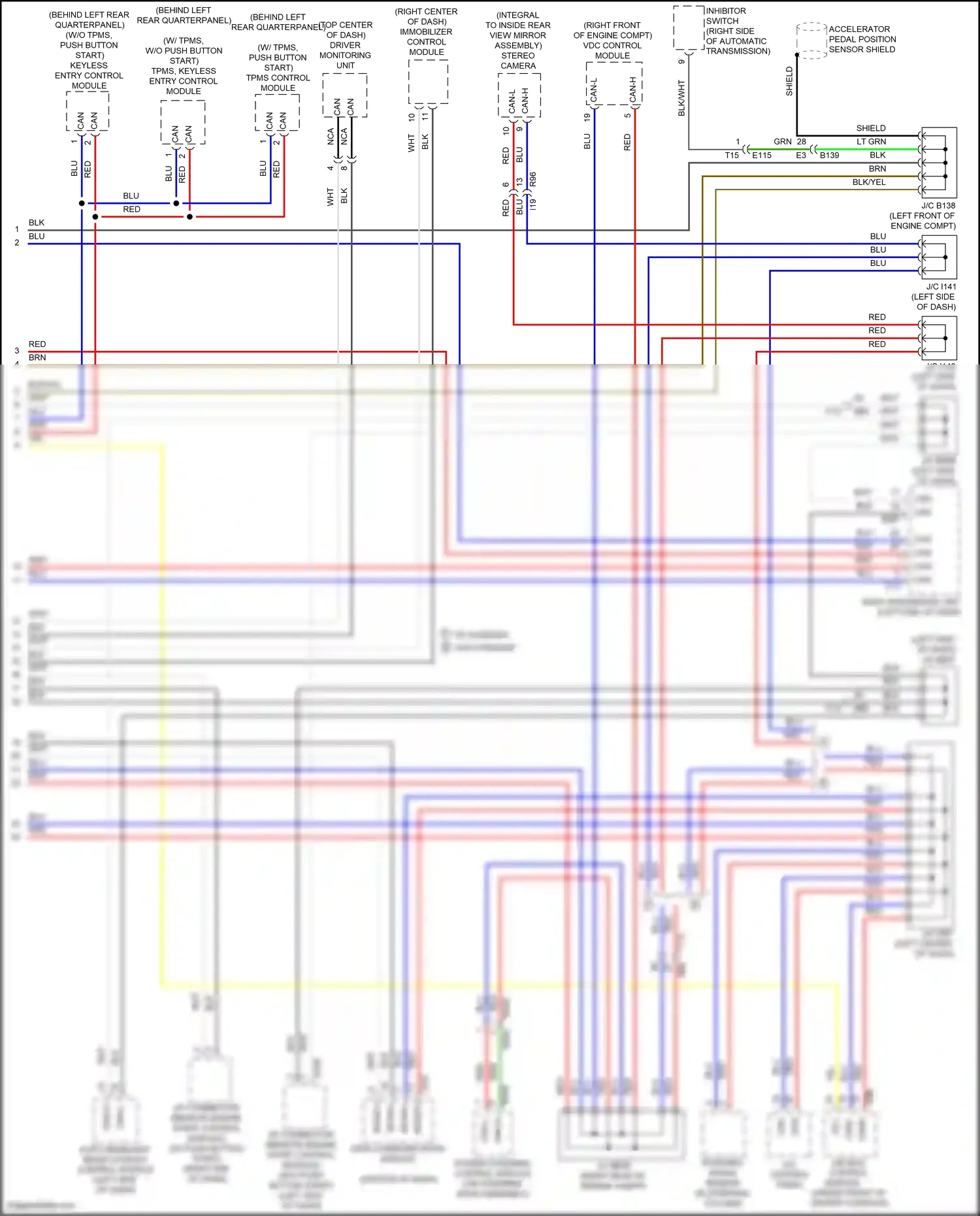 Wiring diagram lt grn for Subaru Forester SK (2018-2021) (6 of 91)