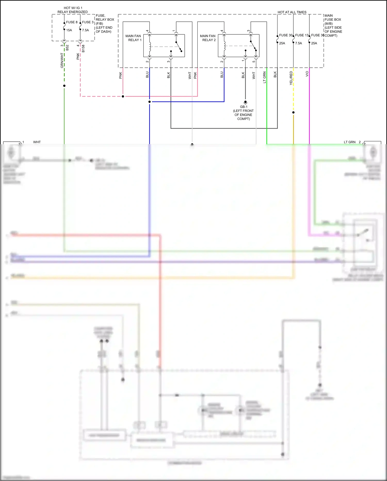 Wiring diagram lt grn for Subaru Forester SK (2018-2021) (5 of 91)