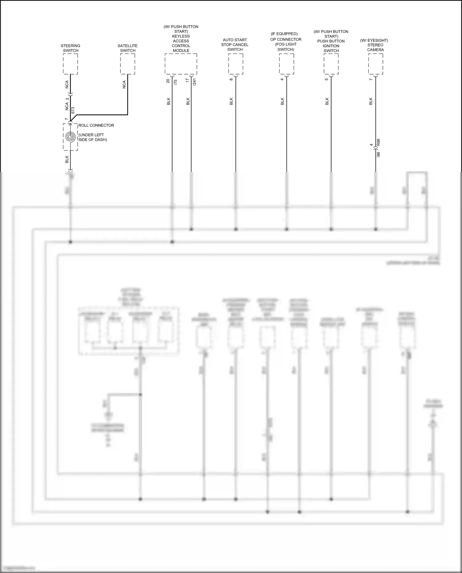 Wiring diagram nca for Subaru Forester SK (2018-2021) (35 of 73)