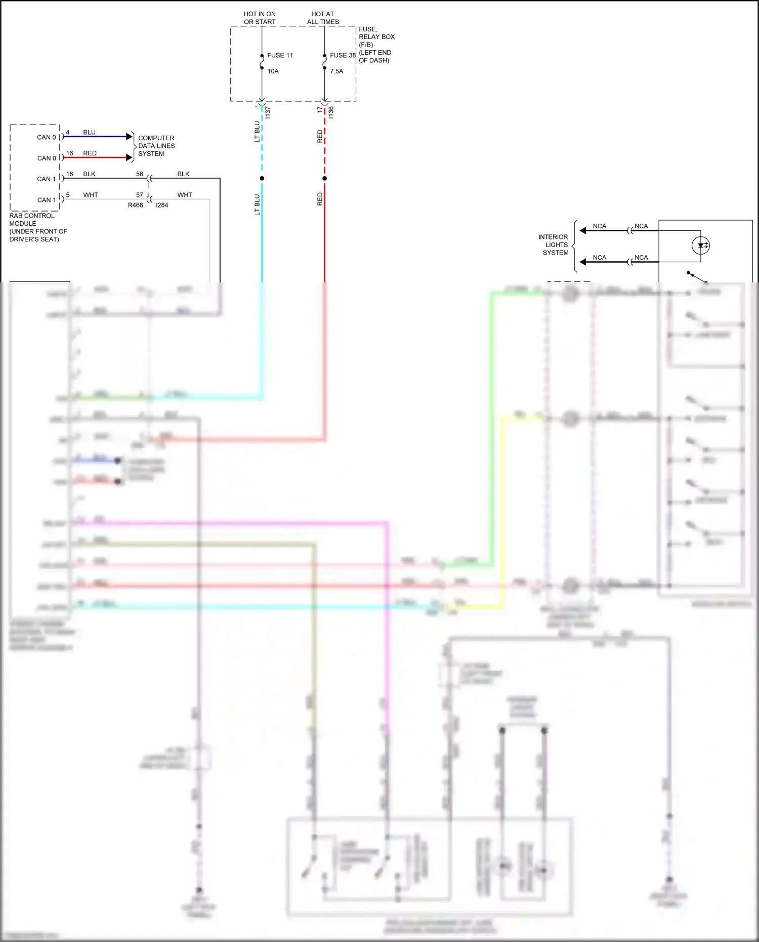 Wiring diagram nca for Subaru Forester SK (2018-2021) (30 of 73)