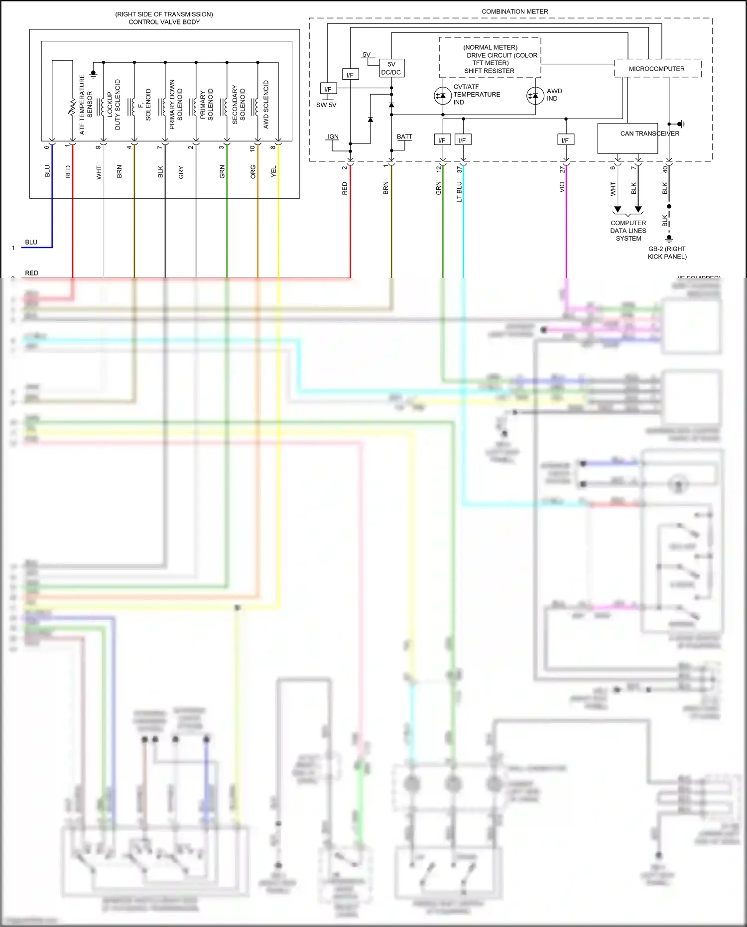 Wiring diagram pnk for Subaru Forester SK (2018-2021) (30 of 92)