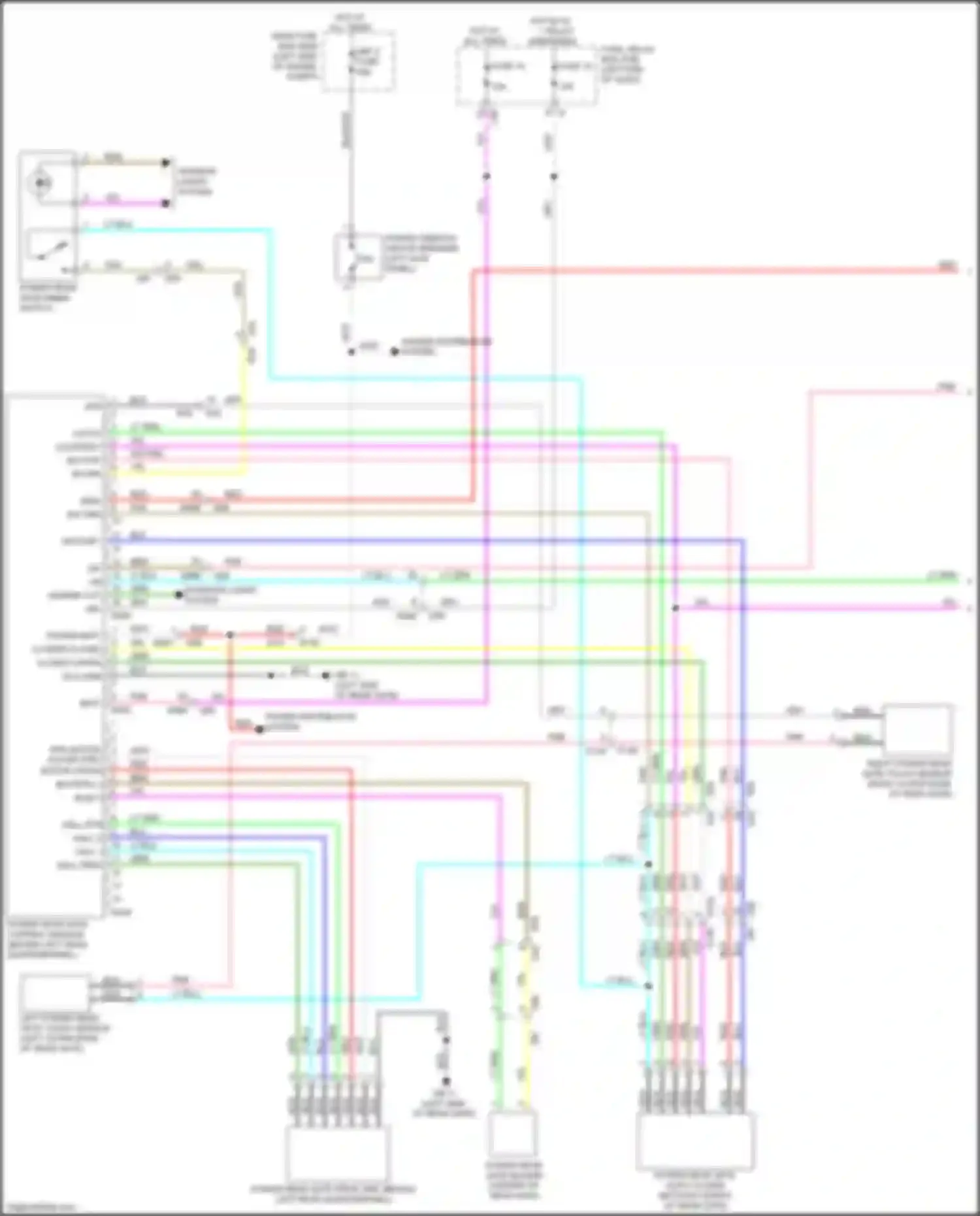 Wiring diagram power distribution system for Subaru Forester SK (2018-2021) (11 of 18)