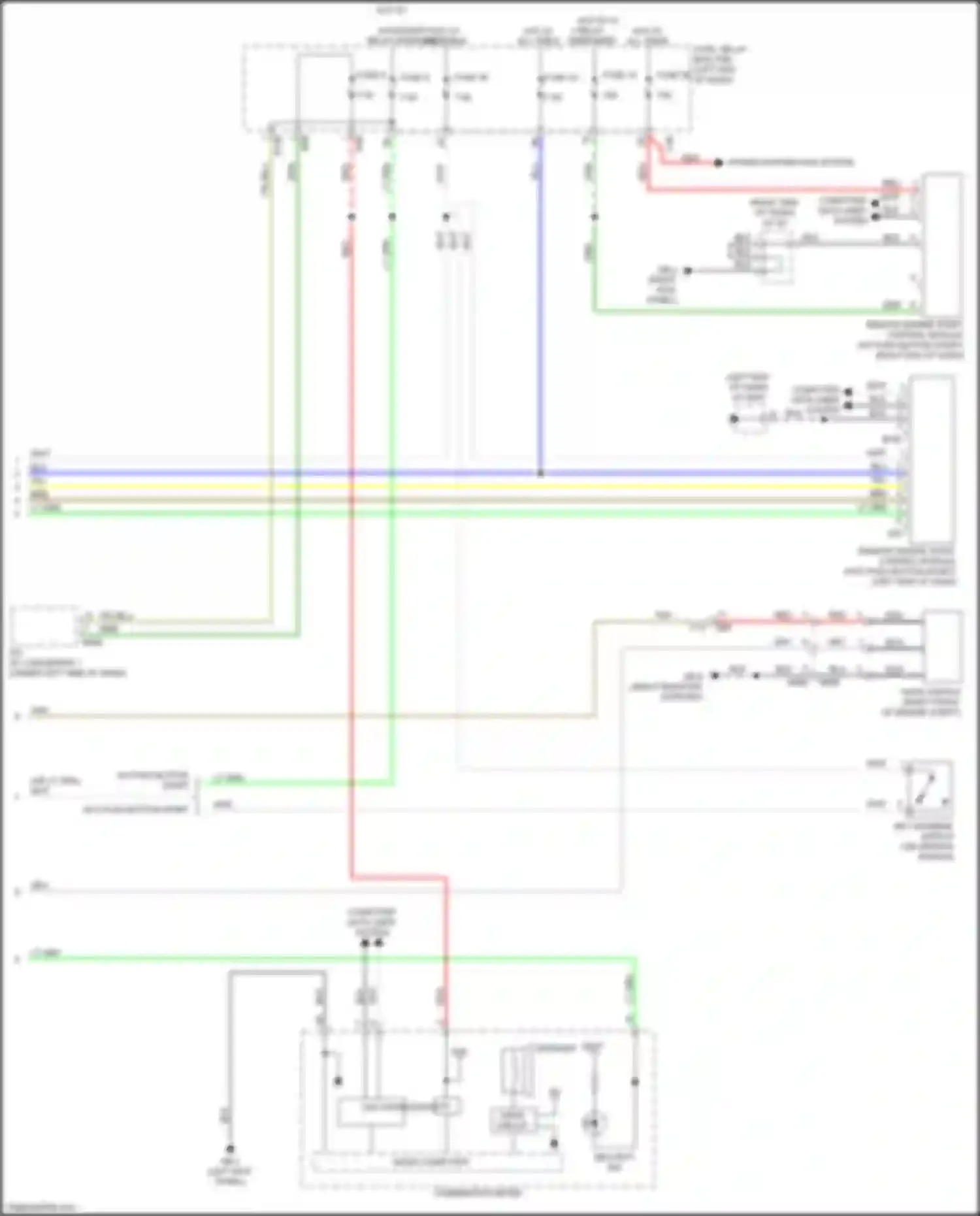 Wiring diagram power distribution system for Subaru Forester SK (2018-2021) (3 of 18)